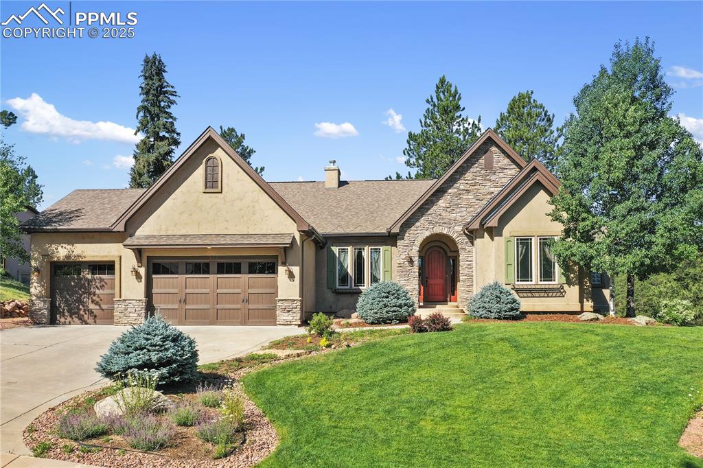 Exquisite Former Parade of Homes Estate!

Step into unparalleled elegance and sophistication in this stunning custom home, perfectly situated on the prestigious 4th hole of Shining Mountain Golf Course —Expertly designed landscaping featuring vibrant perennials, mature trees, and a lush green lawn creates a picturesque setting. 
From the moment you enter the grand foyer, you will be enveloped by an atmosphere of refined luxury and tranquility, transporting you to the private oasis you’ve always dreamed of. The gourmet kitchen is a chef’s masterpiece featuring a generous island with seating, a built-in desk, expansive pantry, premium gas cooktop, under-cabinet lighting, water filtration system, and top-of-the-line Jenn-Air appliances.

The spacious family room invites you to unwind with built-in surround sound and a cozy gas fireplace, creating the perfect ambiance for relaxation or entertaining. On the main level, two luxurious suites await, including a master retreat with a fully remodeled spa-inspired bath. Experience radiant ceiling heating that gently pours warmth over you as you soak in the sumptuous tub — pure indulgence for cold winter nights.

The walk-out lower level is designed for leisure and entertaining with a private hot tub, a custom wet bar, a theater room with components, and a pool table area — ideal for hosting unforgettable gatherings. For those working from home, the residence is equipped with a commercial-grade network and five strategically placed access points, ensuring seamless connectivity throughout.

Additional upgrades throughout this magnificent home include premium carpeting, elegant built-ins, architectural arches and art coves, comprehensive surround sound, heat tape, main level air conditioning, dual furnaces, soaring 10-foot ceilings, and abundant storage space.

This is an extraordinary opportunity to own a meticulously crafted luxury home that truly has it all. Don’t miss your chance to make this dream home yours.