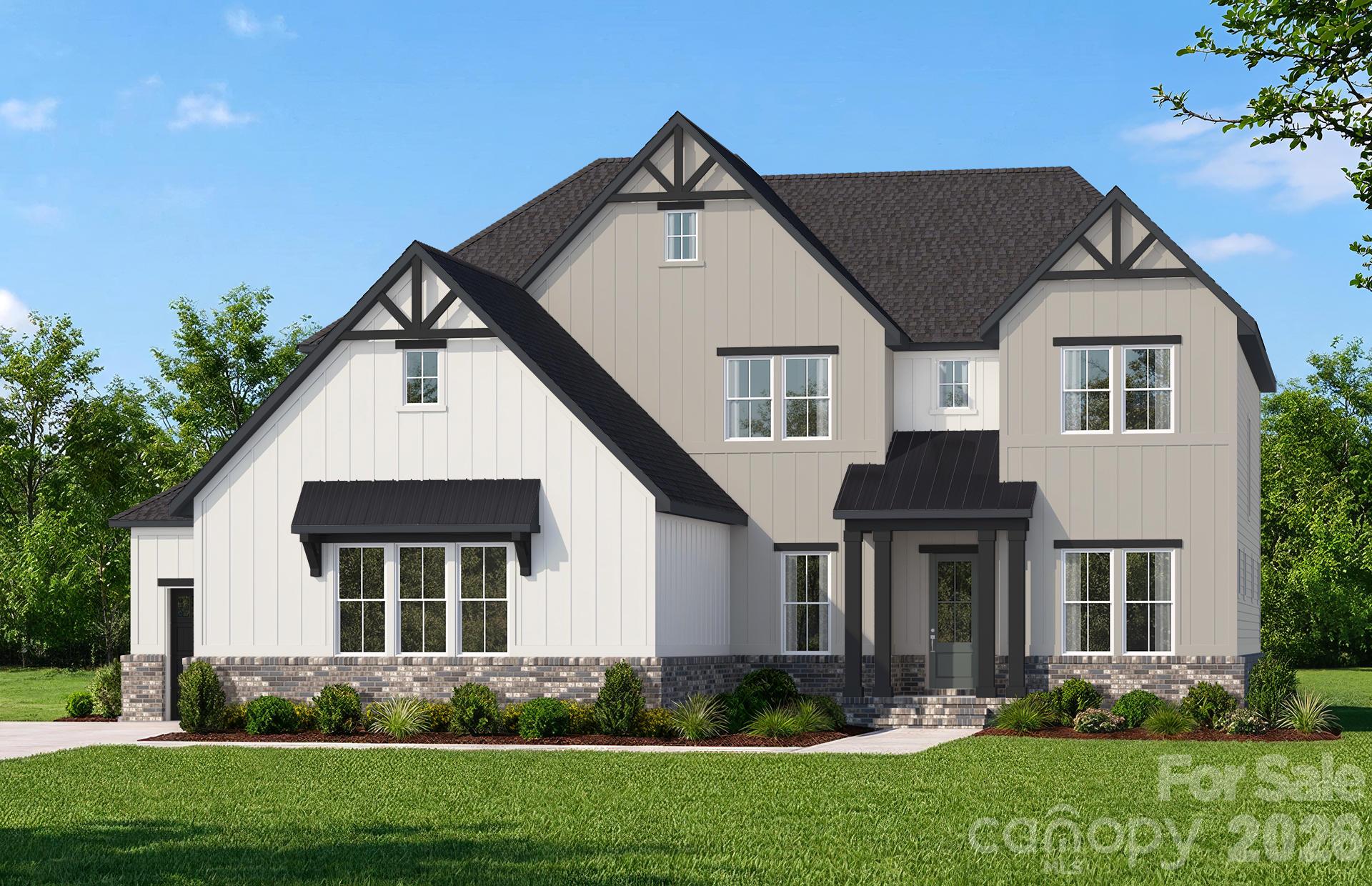 Welcome Home to exquisite McCoy Farm, Wesley Chapel's newest luxury home community offering 43 large private homesites and 4 incredible floor plans. This stunning Hampton features the Owner's Bedroom on the main level with a spa-like Owner's Bath and large garden tub.  The spacious Gathering Room is open to the Cafe and Gourmet Kitchen boasting a huge island to host all of your social events at home, and a expansive large Screened Porch.  This home features a large Den on the main level for ease of working from home. From the rear patio, you can enjoy the treelined views of your private backyard retreat. Upstairs features three additional secondary bedrooms, 2 additional full baths, a Loft and a Game Room for game night. Visit us at our beautifully curated new Model Home in McCoy Farm to learn more about this and other breathtaking homes in the tranquil McCoy Farm community. HOA fees include High-Speed Internet/Cable and private trash collection.