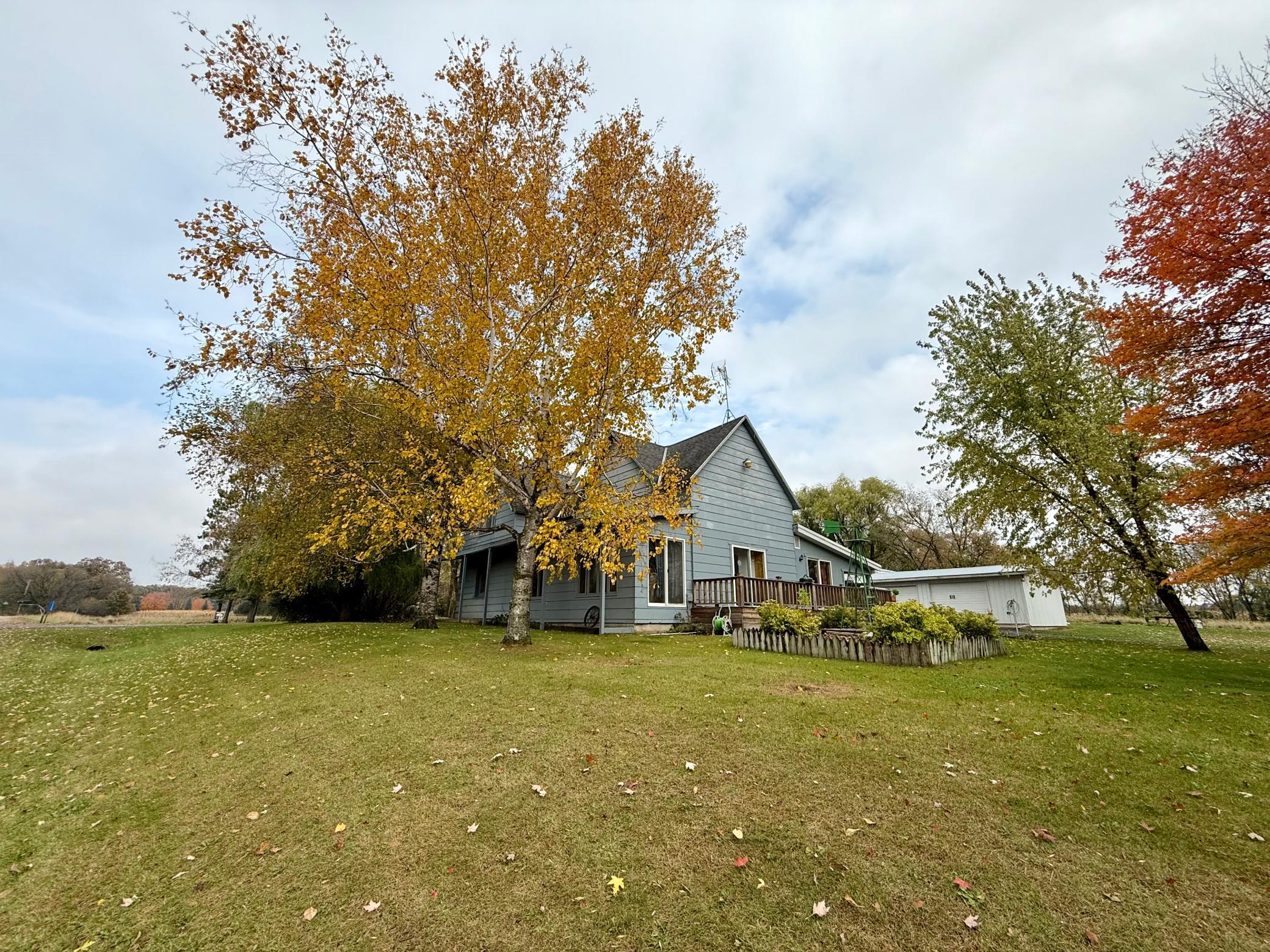 3 bed 1 bath country home on 12 acres! Enjoy the Lions Park nearby and southeastern public access to Fairy Lake! There's another small access to great fishing on Lily Lake! This property has future development potential and could be divided into 2 or 3 parcels. Spacious garage & additional shop area. You'll love the rolling hills & woods! (Buyer's agent to verify all measurements/info.)