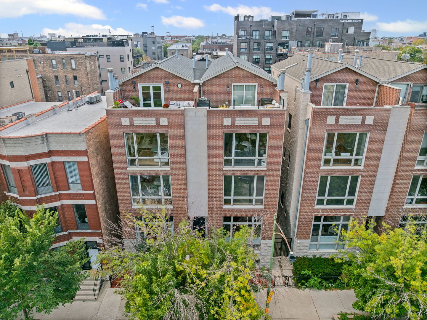 Welcome to 616 N May, Unit 3C - a stunningly updated residence that blends modern design with thoughtful detail in one of Chicago's most vibrant neighborhoods. Inside, you will find an open-concept floor plan with soaring ceilings and oversized windows that fill the space with natural light and striking skyline views. The centerpiece of the home is the chef's kitchen and complementing wet bar, both of which underwent a thorough, thoughtful update with sleek cabinetry, premium finishes, and stainless steel appliances - perfect for both entertaining and everyday living. The primary suite is a true sanctuary. The owners invested over $35,000 in a complete gut renovation of the primary bathroom, professionally designed, transforming it into a spa-inspired retreat with a double vanity, soaking tub, walk-in shower, with floor to ceiling Carrara marble. A spacious walk-in closet, outfitted with California Closet organizers completes this private haven. This home is as much about lifestyle as it is about design. It offers three private outdoor areas, including a main deck that faces the city which delivers sweeping skyline views - the perfect backdrop for summer evenings, weekend gatherings, or a quiet morning coffee. Additional bedrooms provide flexibility for guests, a home office, or fitness space. Convenience is built in with in-unit laundry, ample storage, and garage parking. Situated at the crossroads of West Loop, River West, and Fulton Market, the home places you steps from Chicago's elite dining, shopping, nightlife, and transit options. With its designer upgrades, rare outdoor living, and unbeatable location, 616 N May #3C is a one-of-a-kind opportunity to experience the very best of city living.