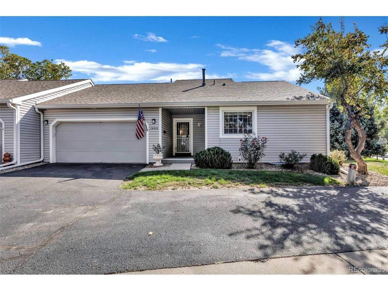 Welcome to this beautifully updated 3-bedroom, 3-bath end-unit home in the desirable Heather Gardens community. Recent improvements include brand-new luxury vinyl plank flooring, new carpet and fresh paint in main level bedrooms.The kitchen features quartz countertops, stainless steel appliances, updated cabinetry, recessed lighting, and a reverse osmosis water filtration system. The updated main bathroom offers porcelain tile, 32-inch vanity with backsplash, an LED anti-fog mirror, and a quiet Panasonic exhaust fan. The spacious primary bedroom includes ample closet space and a private bath with dual sinks.The finished garden-level basement offers abundant natural light, a large recreation area, a full bathroom, and two additional rooms ideal for an office, hobbies, or guests.Enjoy peaceful pond views from the covered balcony, complete with new outdoor carpeting. Additional features include enhanced attic insulation, a newer furnace, and a radon mitigation system.Heather Gardens offers 24-hour security and an impressive array of amenities, including a clubhouse, swimming pool, fitness center, golf course, tennis courts, restaurant, and a variety of social activities.Conveniently located just minutes from I-225, the RTD Nine Mile light rail station, and Cherry Creek State Park and Reservoir, this home combines comfortable living, modern updates, and an exceptional community lifestyle.