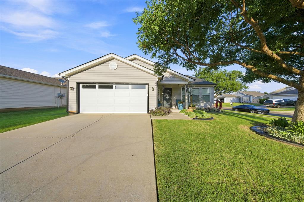 Beautiful home on a desirable corner lot offering 4 bedrooms and 2 Bathrooms with a walk-in closet in the primary bedroom. The property features partial privacy fencing and an attached Garage. Granite Counter tops in the kitchen. The garage door was replaced 2024. Key updates include a New water heater installed in 2023 and a new roof was installed fall of 2025, the Air Conditioner Motor was also replaced in 2025, Enjoy outdoor convenience with sprinkler systems in the front yard. This home has been well kept and thoughtfully maintained, showing pride of ownership throughout.