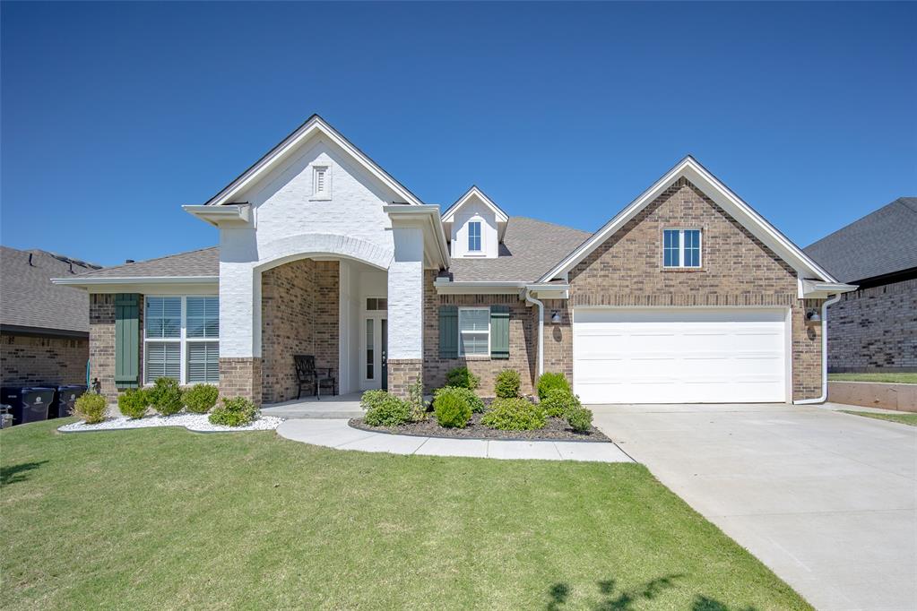 EXCEPTIONAL FUNCTIONALITY, your search ends here! This BETTER-THAN-NEW home offers a HIGHLY DESIRABLE OPEN-CONCEPT floor plan with an OVERSIZED LIVING ROOM that flows effortlessly into a GORGEOUS KITCHEN designed for gathering and entertaining. Showcasing today's most sought-after finishes, you'll find QUARTZ COUNTERTOPS, BUILT-IN APPLIANCES, GAS RANGE, WOOD BEAMS, DESIGNER TILE, and LOW-MAINTENANCE WOOD-LOOK TILE throughout the main living areas. The LARGE STUDY provides the perfect WORK-FROM-HOME OFFICE! You will enjoy an abundance of NATURAL LIGHT, THOUGHTFUL STORAGE, MUD BENCH, and a SPACIOUS LAUNDRY ROOM with BUILT-IN CABINETS and COUNTER SPACE make everyday living effortless. Retreat to the PRIVATE PRIMARY SUITE featuring a HUGE WALK-IN CLOSET, while both bathrooms impress with DESIGNER TILE for a true SPA-LIKE feel. Step outside to the COVERED AND EXTENDED BACK PATIO, ideal for relaxing or entertaining. The OVERSIZED GARAGE with a TANDEM STORAGE BAY offers endless possibilities for a WORKSHOP, HOME GYM, or EXTRA STORAGE. Just steps away from the NEIGHBORHOOD PLAYGROUND, you'll also enjoy SCENIC WALKING TRAILS and a STOCKED POND. Combining LUXURY FINISHES, PRACTICAL DESIGN, and an INCREDIBLE LOCATION, this MOVE-IN READY home is everything today's buyers have been waiting for. Schedule your private showing before it's gone!