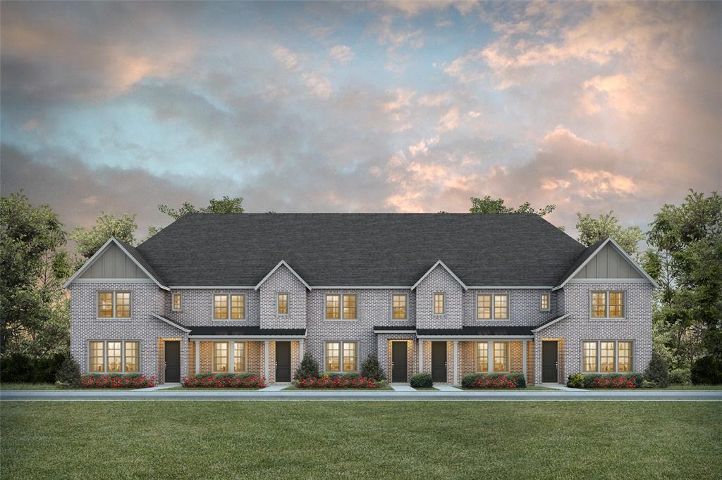 CB JENI HOMES ZOE floor plan.  Breathtaking townhome with 2 living areas! This beauty is an end unit with stunning picture windows flooding the home with natural light. Gourmet kitchen with huge island that overlooks the dining and living area--ideal for family gatherings and entertaining. This two-story home features quartz countertops, plush carpet, Revwood flooring, and an amazing bonus family area-- perfect as an office or game room. Step into the spacious owner's suite featuring a large owner’s closet and luxurious spa-like bathroom. The home is moments away from the community pool and planned restaurants and shops. This is truly a must see! Ready to call home in December!