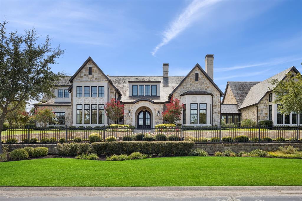 Step behind the gates of one of North Texas's most coveted addresses, Vaquero, and discover a sprawling Custom Estate where no detail was overlooked. This masterfully designed residence offers an extraordinary blend of scale, privacy, and craftsmanship — a true sanctuary for those who expect nothing less than the exceptional. From the moment you arrive via the circular drive, the estate's commanding presence sets the tone. A private front gate and separately gated backyard offer rare seclusion, while the 4-car garage — complemented by a separate golf cart garage — caters effortlessly to car collectors and everyday convenience alike.  Inside, custom finishes unfold at every turn: rich millwork, exquisite lighting, designer wallpaper and hardware, and artisan-level detail throughout. The floor plan flows across multiple distinct living areas, offering space to entertain grandly or retreat quietly. A dedicated Library and Home Office-workstation room provide refined spaces for work, study and quiet reflection, while the charming Bunk Room delivers a playful, functional retreat for family and guests.  Upstairs enjoy an additional Bedroom en-suite, large walk in closets, spacious Game Room plus a separate Media Room allow all to retreat to their own desired space. An Elevator provides effortless access between levels, and a separate, full Private Guest Quarters ensures visiting family or staff enjoy their own elegant space with total privacy.This is more than a home — it's a lifestyle statement in the heart of Vaquero Westlake, where luxury, security, and thoughtful design come together seamlessly. **Priority Golf Membership at the exclusive Vaquero private Club.  Vaquero membership is subject to successful application and approval through the Vaquero membership process.** Call Listing Agents for showing information.  All Buyers must provide proof of funds or lender letter prior to any showing requests.