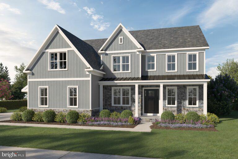 Situated on an expansive .83 acre lot in Berwyn and served by the Tredyffrin-Easttown school district, this carefully curated new construction home by Foxlane blends classic craftmanship with modern farmhouse style. modern design. The striking exterior features board-and-batten siding, crisp white trim, classic stone accents, and a welcoming covered front porch, creating an impressive curb appeal.Inside, thoughtfully curated finishes and elevated architectural details set the tone for this stunning 5-bedroom, 4.5-bath home. Ten-foot ceilings on the main level enhance the sense of space and openness, while upgraded trim work throughout adds character and refinement.The beautifully appointed kitchen is designed to impress, featuring elegant white perimeter cabinetry, a contrasting rich hazelnut island, Calacatta Valentin quartz countertops, glossy white tile backsplash, and warm honey bronze hardware. A dedicated scullery provides additional workspace and storage, offering both functionality and a polished, elevated entertaining experience.The luxurious owner’s retreat is a true sanctuary, highlighted by vaulted ceilings that create an airy, expansive feel. With five bedrooms and 4.5 baths, the home offers exceptional flexibility for comfortable everyday living and hosting family and friends.Additional living space awaits in the finished walk-out basement, complete with a three-piece plumbing rough-in, providing an opportunity for a future bathroom and even greater versatility.Combining distinctive architectural character, designer-inspired finishes, and thoughtful spaces throughout, this exceptional new home offers the best of modern living in one of the area’s most sought-after school districts.