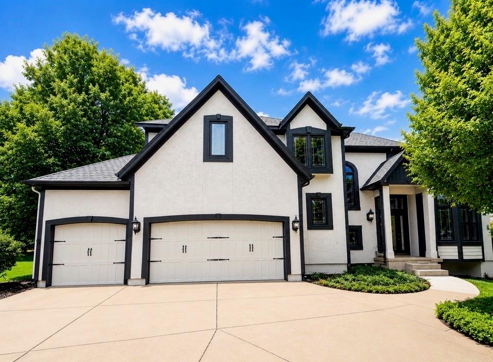 Welcome to this impeccably updated home where modern design and elevated finishes create an exceptional living experience. Perched on a beautifully landscaped corner lot with mature trees and striking rock accents, this home offers privacy and impressive curb appeal. Inside, designer details, statement lighting, and sophisticated finishes create the perfect setting for entertaining and everyday living. The fully remodeled gourmet kitchen is the heart of the home, featuring floor-to-ceiling custom cabinetry, an oversized pantry, stunning quartzite countertops, premium fixtures, designer lighting, and a large center island ideal for gathering, meal prep, baking, and casual dining. The kitchen flows seamlessly into the inviting living room with a fireplace and beautiful views. Upstairs are four spacious bedrooms, each with direct bathroom access. Updated bathrooms showcase stylish tilework, modern vanities, and contemporary finishes. The luxurious primary suite includes a versatile bonus area ideal for a home office, fitness space, nursery, or sitting room. The spa-inspired bath features designer tile, elegant lighting, premium fixtures, a freestanding soaking tub, and a walk-in shower. The walkout lower level offers a bright recreation room with projector and screen, second kitchen area, new luxury vinyl plank flooring, a fifth bedroom, and full bath—ideal for guests, entertaining, or multi-generational living. Fresh exterior paint complements the inviting outdoor spaces, including a pergola-covered patio. Newer roof, windows and siding. Fully fenced backyard to enjoy from the pergola. Located in highly desirable Cedar Creek, residents enjoy a resort-style pool, clubhouse, tennis and pickleball courts, scenic trails, community events, and nearby golf.