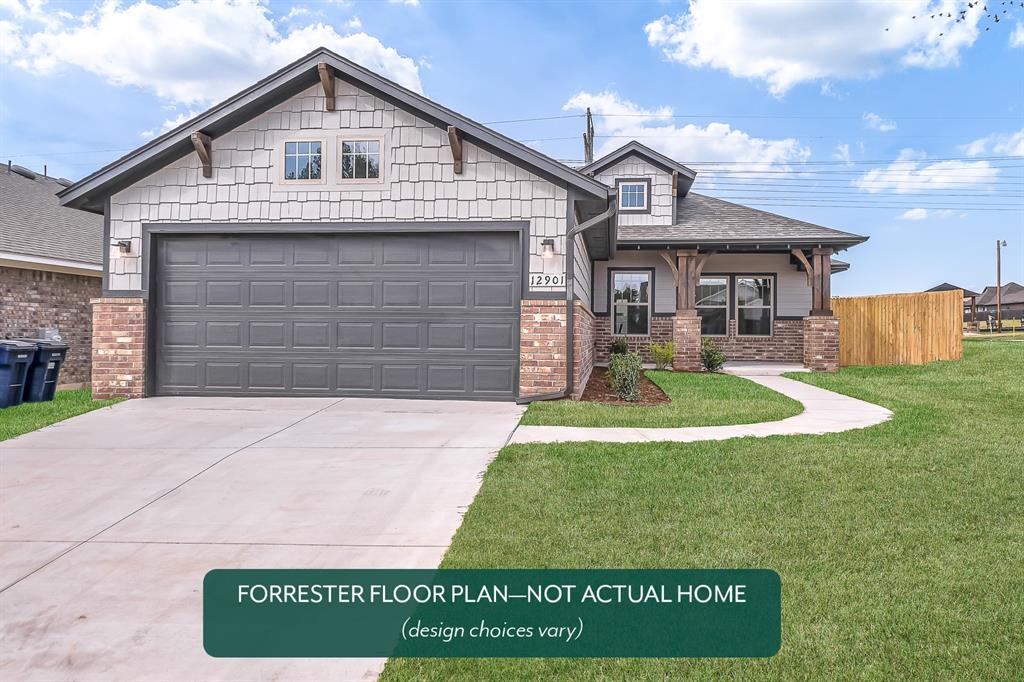 This Forrester floorplan blends clean design with everyday comfort. Durable hard-surface flooring anchors the open living areas, leading to a bright kitchen with quartz countertops, a gas range, and custom cabinetry. The primary suite offers a relaxing escape with a spacious tiled shower, soaking tub, and a walk-in closet. A full mud bench and an extended covered patio add extra convenience and charm. The home also features blinds to ensure added privacy. Surrounded by the calm of Native Plains, this home pairs style with simplicity- backed by Ideal Homes’ exclusive heating and cooling guarantee.Every customized IDEAL home is built with your comfort, safety, and savings in mind. Enjoy the protection of full-home gutters that safeguard your foundation and landscaping, plus complete fencing to keep your pets and little ones safe. With peace-of-mind warranties, your home stays low-maintenance for years to come. And as the only Energy Advantage Certified Homes in Oklahoma, your home is designed to save you money every month with guaranteed heating and cooling costs you can count on.Native Plains offers a quiet country feel and features walking trails, fishing from the dock at the stocked pond, and a unique playground. The convenient location is a quick drive to I-35 and just minutes to downtown Oklahoma City.