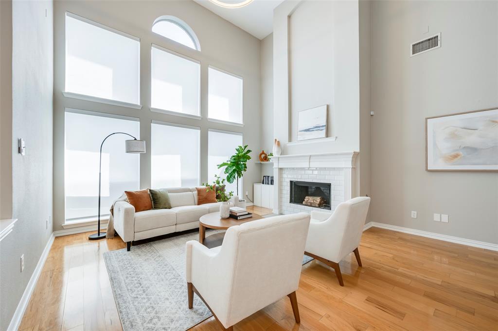 Nestled in the coveted Estates of Russell Creek, this beautifully maintained 4-bedroom, 3.5-bath residence is a perfect blend of elegance, comfort, and modern upgrades. Soaring ceilings and abundant natural light create an inviting ambiance, while fresh neutral paint, rich hardwood floors, and classic tile set a timeless tone throughout. The chef-inspired kitchen boasts gleaming granite countertops and abundant cabinetry—ideal for both everyday meals and grand entertaining. Recent improvements include newly installed recessed lighting, modern light fixtures, and a brand-new roof in 2023, ensuring both style and peace of mind for years to come. The versatile game room and private home office offer endless possibilities for work and play.Outside, the spacious 0.19-acre lot is highlighted by beautifully manicured turf and a recently added Rain Bird sprinkler system, blending curb appeal with low-maintenance living. An oversized 3-car garage, complete with an EV charging station, adds modern convenience along with ample space for hobbies, storage, and gatherings.Beyond the home, the community offers an unparalleled lifestyle—enjoy tennis courts, playgrounds, two sparkling swimming pools, and lush green spaces just steps away. Take leisurely walks to Russell Creek Park, one of Plano’s largest parks, or unwind at the nearby community pool. Located within the boundaries of Plano ISD’s most sought-after schools—Wyatt Elementary, Rice Middle, and Jasper High—this home truly has it all.