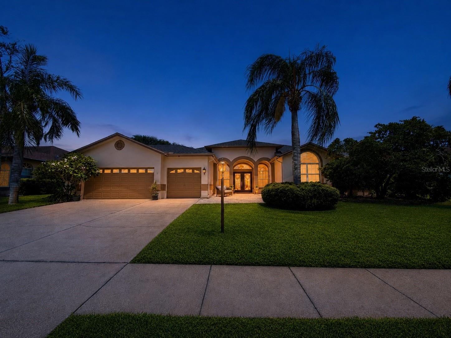 COMING SOON in Sever's Landing, Palm Harbor! Elegant, meticulously maintained, and loaded with upgrades, this 4-bedroom + bonus room, 3 bath, 3-car garage pool home offers the perfect blend of luxury and functionality. From the moment you step through the leaded glass double doors, you're welcomed by beautiful views of the resort-style pool and spa. Featuring a chef's kitchen, spacious entertaining areas, a custom media/bonus room, and a spa-worthy primary suite, this home is designed for both everyday living and unforgettable gatherings. Located in one of Palm Harbor's premier neighborhoods and zoned for top-rated Pinellas County schools, this one is sure to attract significant attention.