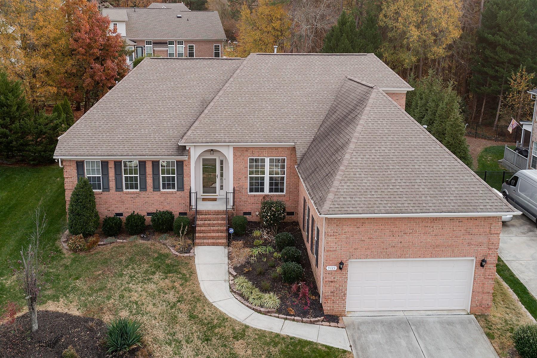 Stunning 1.5 story home located in the desirable Birkdale neighborhood.  This beauty greets you with wood floors that flow throughout most of the main level. Open floorplan that features a formal dining room and office with French doors. Spacious soaring family room with fireplace that leads to the large kitchen.  Large eat in kitchen boasts granite countertops, beautiful backsplash, white cabinets, stainless appliances and island.  Split bedroom plan with Owners suite with tray ceiling on the main level and private owners bath has dual sinks, walk in shower, soaking tub and large walk in closet.  Spacious secondary rooms.  Upstairs features a HUGE bonus area with full bath. Private backyard is perfect for entertaining with large screened porch and deck- perfect for your morning coffee! Fantastic location- minutes from Birkdale shopping center, dining, and 77!