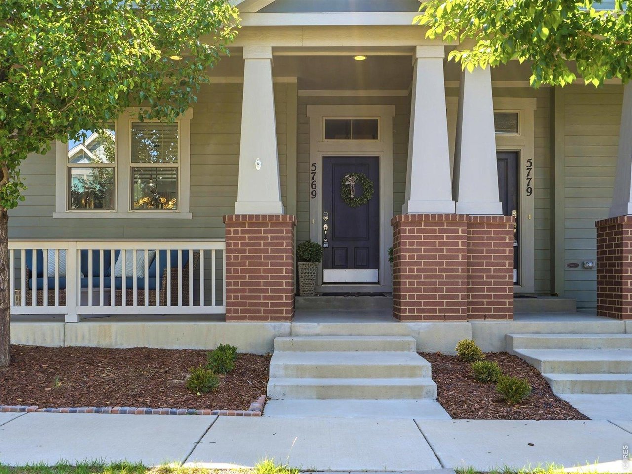 Located within walking distance from Beeler Park. This David Weekly Energy Saver paired home features everything people love about living in Central Park. Imagine morning coffee on your cozy covered porch. Soaring ceilings in the kitchen where you can find granite counter tops, and a spacious kitchen island and updated lighting fixtures throughout the main level. Modern neutral finishes, white tile backsplash, luxury vinyl flooring on the main level, paired with elevated lighting makes this home feel modern and comfortable. Ample natural light pours in from the oversized windows in the living room. The living room in these homes are positioned strategically to provide privacy as they face the low maintenance turf yard between the home and the garage. On the upper level a spacious primary suite with ensuite bathroom, and soaking tub. Laundry conveniently located upstairs for easy living. The professionally finished basement features a large recreation space, a bedroom, a custom three quarter bathroom, and dedicated storage. Large detached alley loaded garage. Convenient access to:Northfield shopping and diningDowntown DenverDenver International AirportAnschutz Medical CampusSurrounded by schools Inspire elementary, Denver Green School Northfield, Conservatory Green high School. Easy access to highways I-70, I-270, I-25 via I-70 & E-470.