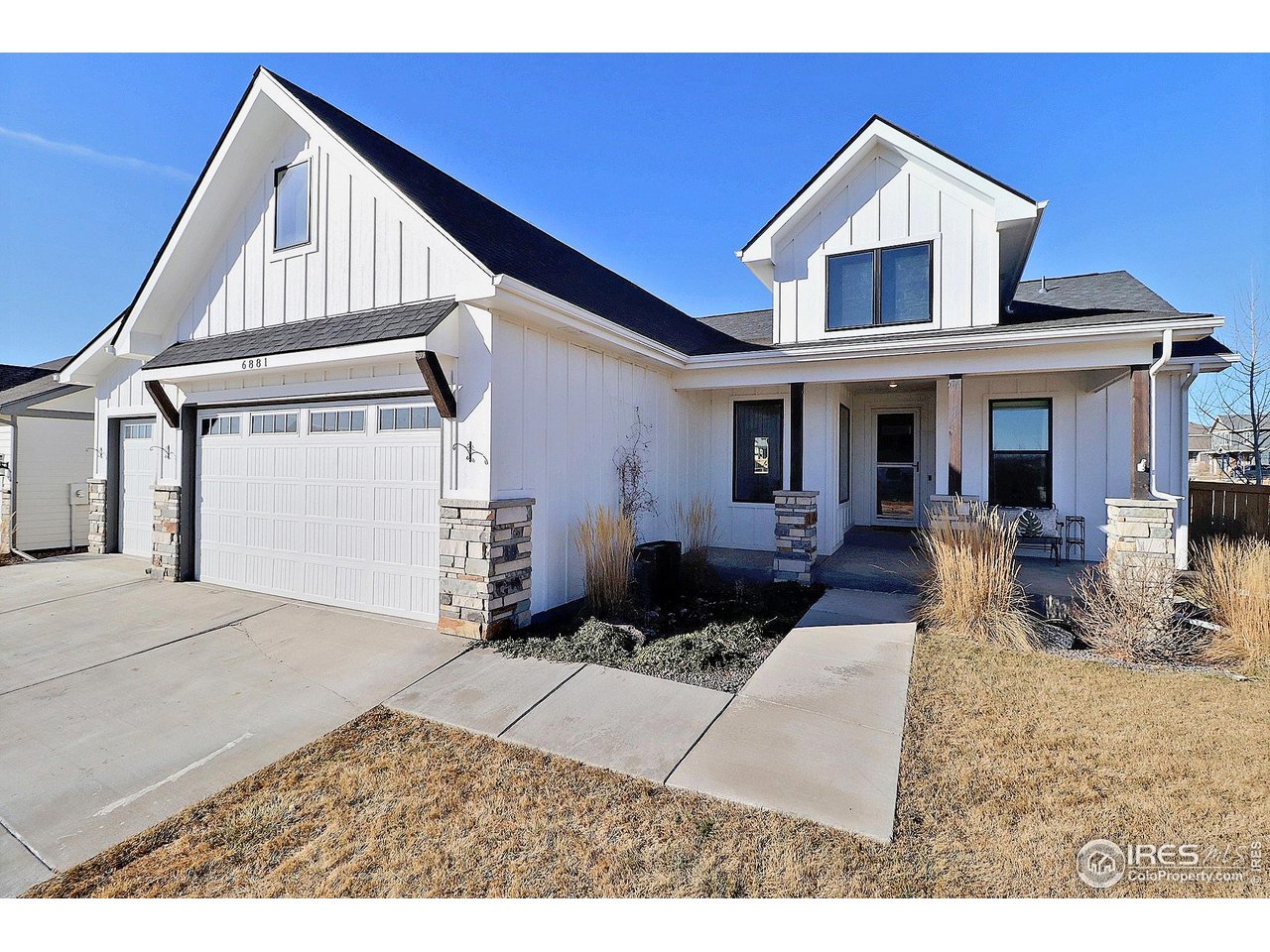 Welcome Home to Sage Meadows! Farmhouse style ranch built by Apex builders, many steps ahead of other builders with so many custom finishes and upgrades, the home is BEAUTIFUL! Welcoming entry, covered front porch with plenty of room for relaxing. Once inside you will love the sprawling floor plan, tall doors, large windows, mudroom, split plan with primary on one side and guest rooms on opposite. Living room has wonderful brick gas fireplace, open to kitchen and dining, perfect home for entertaining! Head downstairs to the fully finished basement with an additional bedroom, office/flex room, HUGE family/rec room, plenty of storage and a bar area. There is over 800 square feet in the insulated HEATED GARAGE!! Corner lot, fenced backyard, adorable shed, large covered back patio. Neighborhood has a community pool and so many places to take a stroll. Add this one to your list! All information provided is deemed reliable but not guaranteed. Buyer and buyer's agent are responsible to verify square footage, taxes, schools, HOA, zoning etc.