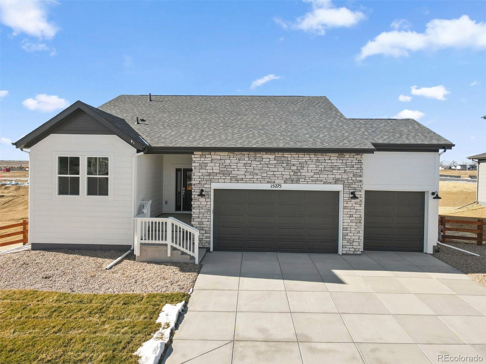 Welcome to this stunning 3-bedroom, 2-bath ranch in the highly desirable Talon Pointe community! With 1,699 sq ft of single-story living, this home features a spacious great room with a cozy fireplace, perfect for relaxing or entertaining. The kitchen is a chef’s dream with a gas stove, upgraded cabinets, and quartz countertops, flowing seamlessly into the dining and living areas.Step outside to the covered patio for outdoor enjoyment, and take advantage of the large 3-car garage for vehicles, storage, or hobbies. Thoughtfully designed and move-in ready, this home offers comfort, style, and convenience in a prime Talon Pointe location.Located just four minutes from E-470, Talon Pointe offers unmatched accessibility to DIA, the Denver Tech Center, downtown, mountain recreation, and exceptional shopping and dining. Residents enjoy a massive community park and integrated trail system, creating the perfect balance of convenience and outdoor lifestyle.
