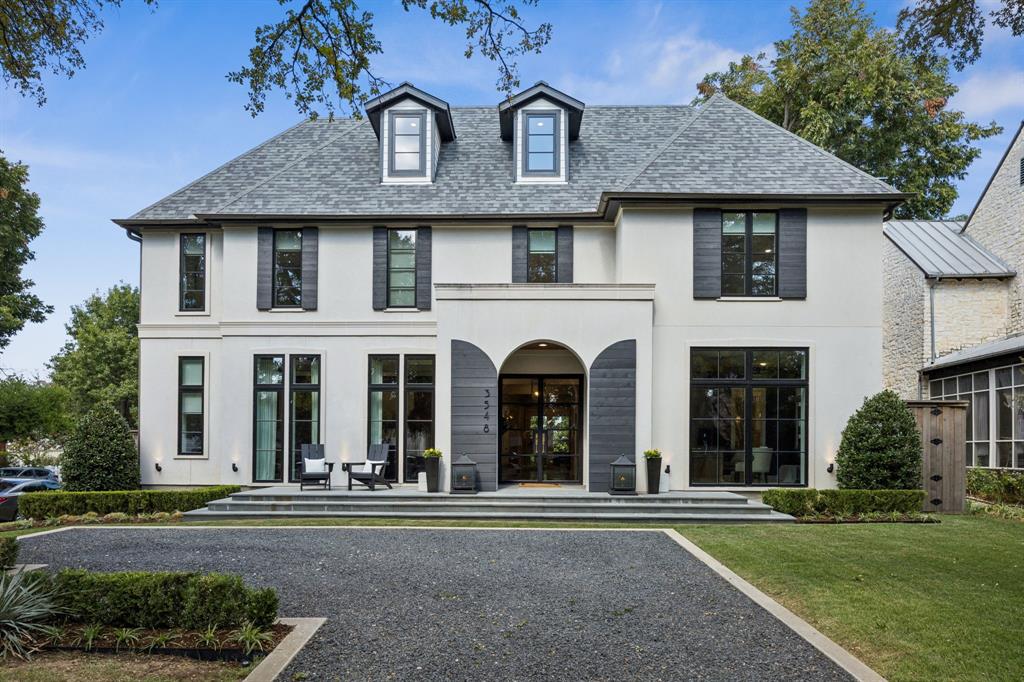 Modern Sophistication Meets Unrivaled Location. This architectural masterpiece sits in the heart of University Park, offering a rare blend of contemporary luxury and neighborhood intimacy. This is more than a residence; it is a statement of refined Walkable Luxury positioned steps from UP Elementary, McCullough Intermediate - Highland Park Middle School, Snider Plaza, Southern Methodist University and Curtis Park with the Holmes Aquatic Center community swimming pool and splash pad. The expansive, light-filled floor plan features soaring ceilings and designer finishes at every turn. The epicurean kitchen is outfitted with professional appliances: Sub Zero built in 48 inch refrigerator freezer, 2 - 30 inch wide beverage coolers in the butler's pantry, a Wolf 48 inch Gas range along with a 12' x 12' marble island. Open to the Great Room, where floor-to-ceiling vistas overlook a private backyard oasis, the kitchen,dining, living room and patio create a large indoor-outdoor living area.  This expansive area is perfect hosting high-profile gatherings or intimate family evenings.The second level is a masterclass in layout and privacy. The primary sanctuary is a true retreat, featuring floor to ceiling windows and a spa-inspired bath with heated marble floors, dual vanities, separate soaking tub, large glass shower and a boutique-style dressing room. Each of the four additional guest suites is thoughtfully appointed with ensuite baths and walk-in closets. Plenty of room for everyone with an additional living area on the second floor and another flex space on the third floor.  Built with uncompromising architectural integrity, every square foot reflects a commitment to quality - from the hand selected materials to the smart-home integration.  This move-in-ready estate offers the rare opportunity to secure a modern legacy in one of Dallas' most covered zip codes.