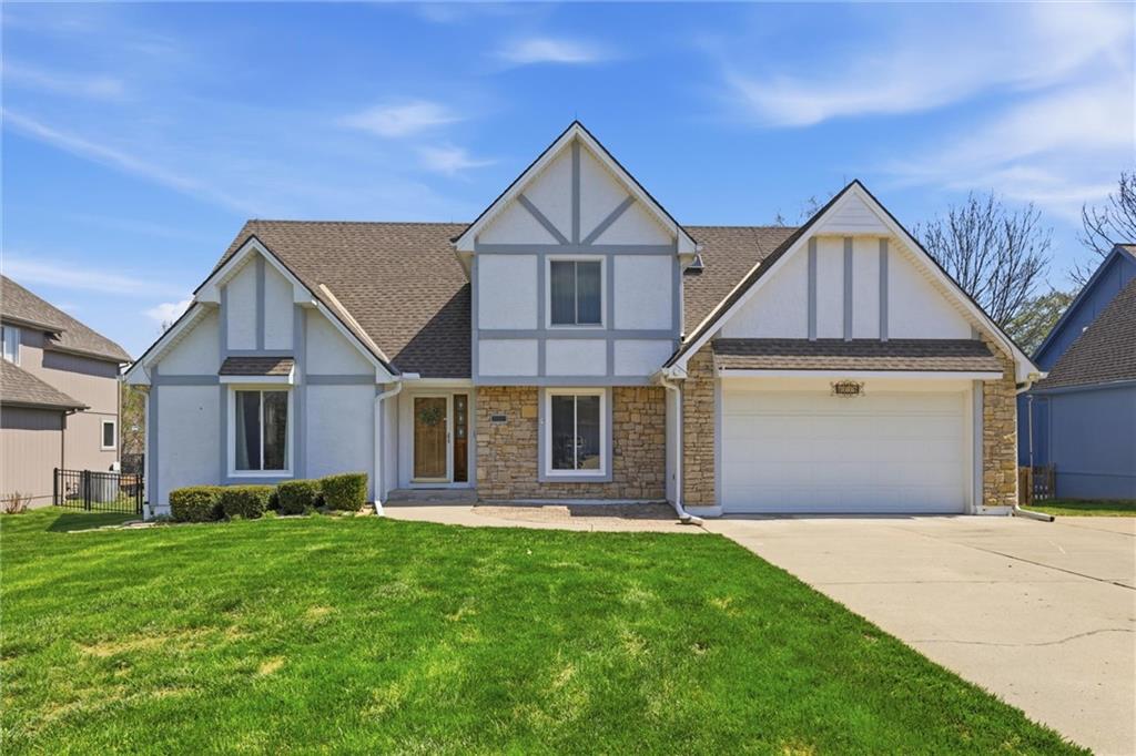 Lake living is calling! Located just steps from beautiful Raintree Lake and tucked away on a quiet cul de sac, this well maintained home offers lake views from the front and spacious living throughout. The kitchen features an open layout with a breakfast bar overlooking the eat-in kitchen area, which flows into a large breakfast space and a warm, inviting family room with a a cozy fireplace. A formal dining room provides the perfect space for holiday hosting. The main level includes a desirable primary bedroom suite with a spacious bathroom layout and relaxing soaker tub, along with a convenient laundry room just off the kitchen, making main level living easy and functional. Upstairs you will find three additional bedrooms and a full hallway bathroom, with a unique catwalk connecting two of the bedrooms that adds architectural interest and space for a growing household. The finished lower level offers even more living space with a non conforming fifth bedroom, full bathroom, and a versatile rec room perfect for entertaining, guests, or hobbies. Tucked quietly in the back of the basement is a hidden workshop room complete with a workbench, shop tables, and plenty of bright shop lighting, creating the perfect space for projects, tinkering, or late night creativity. Step outside to enjoy the large, flat, fenced backyard with a deck and gazebo just off the kitchen, ideal for relaxing or hosting gatherings. Fresh paint and meticulous maintenance make this home truly move in ready. Do not miss this opportunity to enjoy main level living, lake views, and room to grow in the desirable Raintree Lake community! Please have all offers in by Monday April 13th at 12pm so we can make a decision.