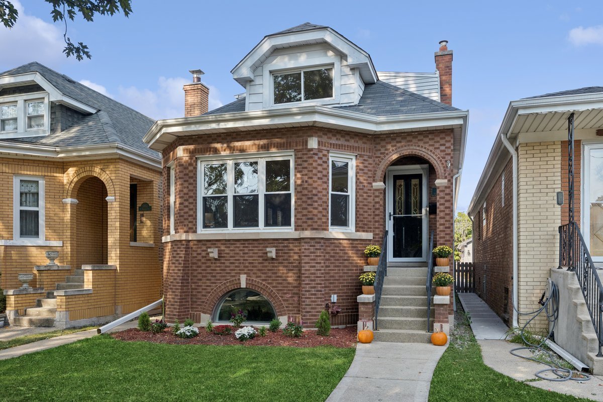 Location, location and Luxury. Located on a tree-lined quiet street in the highly desired Norwood Park neighborhood. Welcome home-this beautifully updated/prepped for sale Chicago Bungalow. The current owners have kept all the charm while transforming into a modern home. 5951 is dormered on both sides the 4 bed/3 bath home has everything, including a heated pool and garage party door. Upon entering the foyer opens into the large living room, which is adjacent to the formal dining room. Gorgeous hardwood floors throughout first and second floors. New LED light fixtures. Newer double hung, easy to clean windows throughout. The kitchen and family room combo will be the center of activity and elegantly updated with brand new stainless steel LG appliances, handle less refrigerator with water and ice dispensers, self cleaning stove with air fryer and beautiful quartz countertops....The kitchen and family room lead out to the brand new deck that has been stained and the heated pool via new patio doors with built in blinds. 2 car garage with party door. Upstairs, two extremely large bedrooms share a full bath, each has additional space for office, play room or whatever your needs desire. New gutters and a front portion of the roof is new as well, by Lindholm roofing. The basement has plenty of finished space for your ideas, it has a huge whirlpool tub, new LG washer and dryer. Even the ducts have been cleaned. 200 amp service. MUST SEE.
