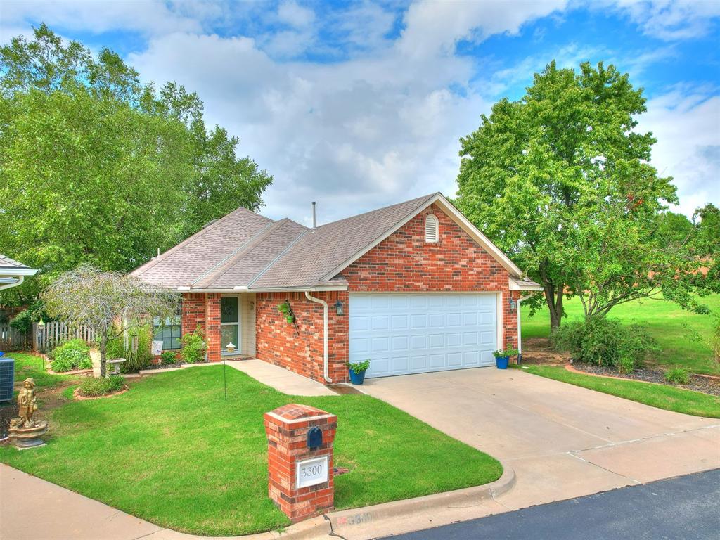 Fiddler's Green, one of Norman's most sought-after 55+ communities! Homes here rarely come available so don't miss your chance to grab one in the neighborhood. Enjoy low maintenance living with lawn care included plus great amenities. A wonderful clubhouse, pool, walking paths, neighborhood storm shelter, and extra guest parking. A well-kept tight-knit community minutes from OU, shopping, dining, golf, and medical facilities. This wonderful 2-bed 2-bath home features new luxury vinyl flooring, semi-open floor plan, gas fireplace, new double stainless-steel oven, and your own personal safe room. Enjoy light filled rooms with top-down/top-up blinds, and updated light fixtures throughout. From morning coffee to evening sunsets, your spacious screened in back porch offers year-round comfort with serene backyard views making it an ideal place to relax or entertain. Located on a corner lot means only one neighbor next to you. If you have been looking for a comfortable lifestyle with more time to do the things you love, Fiddler's Green is the perfect destination.
