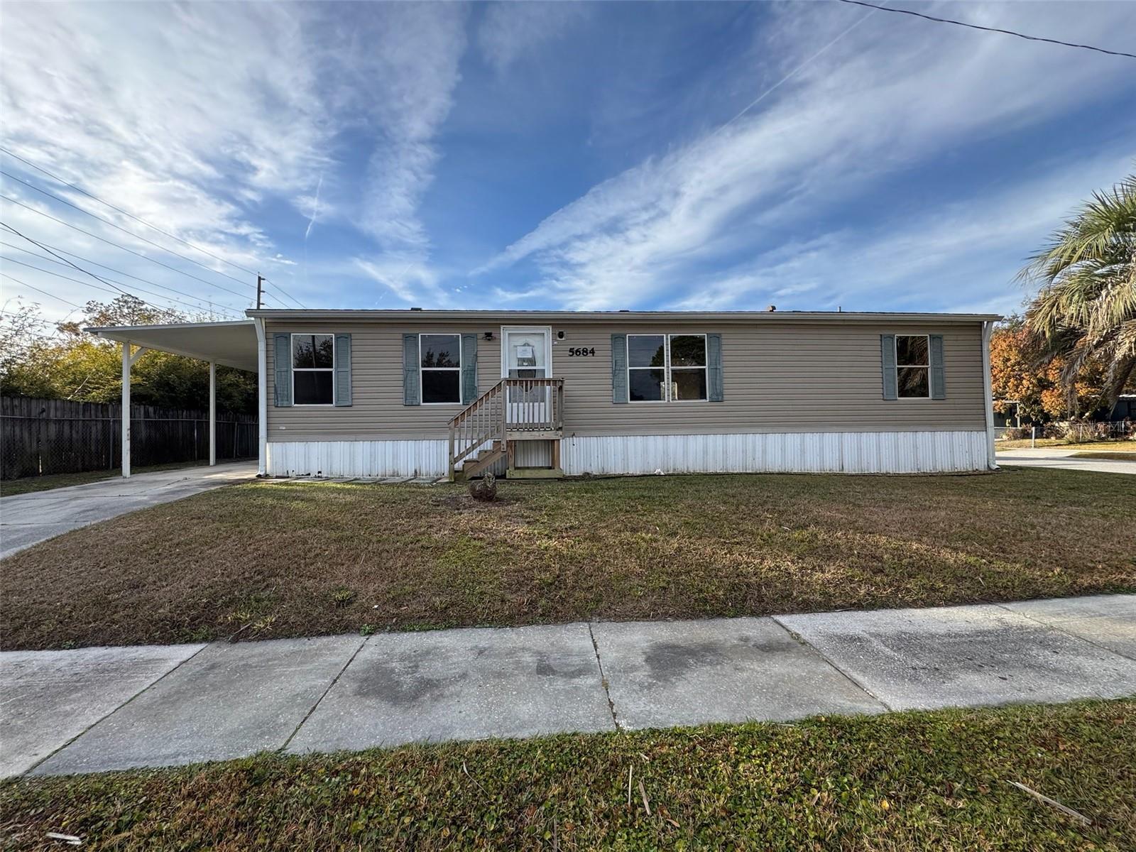 Just listed! Don't miss this nice 3-bedroom 2 bath manufactured home built in 2002, located in Cardinal Park.  No HOA.  Enjoy the open floor plan that includes split bedroom layout for privacy.  Large living room with plenty of ambient light flows into the kitchen that has a carved-out dining area and an indoor laundry that opens up the fenced backyard, The backyard is fenced and perfect for grilling or your fur babies.  Covered carport includes a storage area for toys and more. Call today!