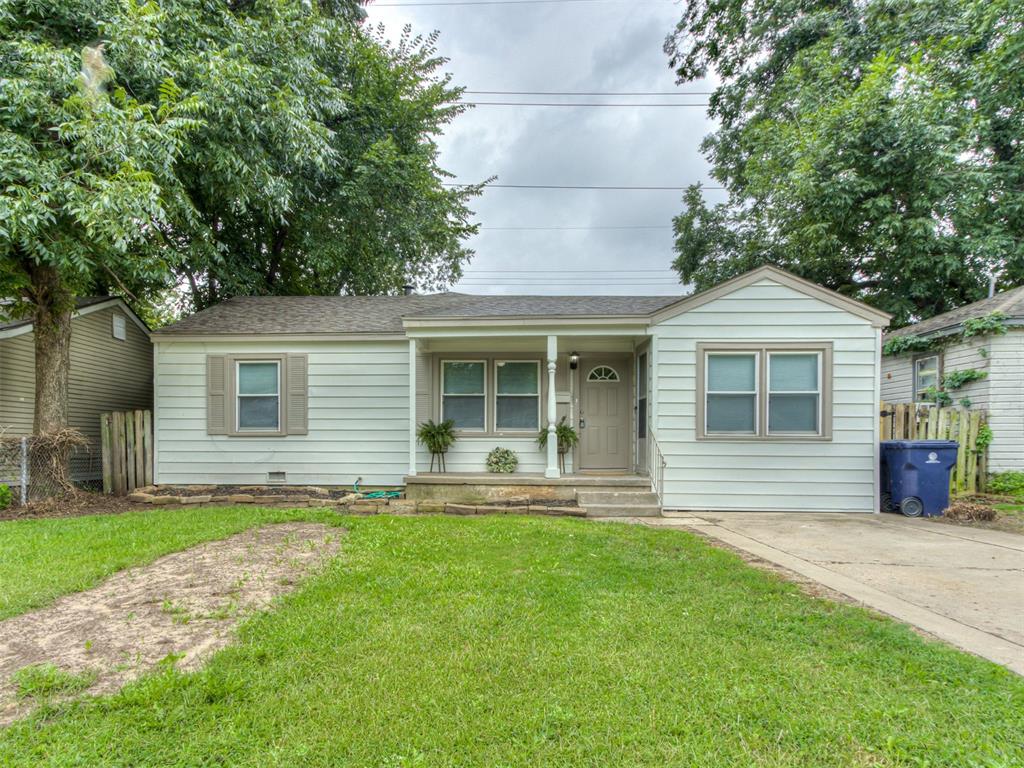 Newly remodeled large home that is move in ready. Quick access to some of Oklahoma City's most popular areas including Uptown, the Plaza District, Midtown, the Paseo, and the Oklahoma City Fairgrounds. The home features original oak hardwood floors throughout giving it charm and warmth. Large family room off of the kitchen. Bathroom was completely re-done, including new bathtub, surround tile, and vanity. Kitchen has new cabinets, counter, sink and plumbing. Updated Stove and appliances. Home features central heat and air and mostly new ceiling fans throughout. Large master bedroom closet and utility room.