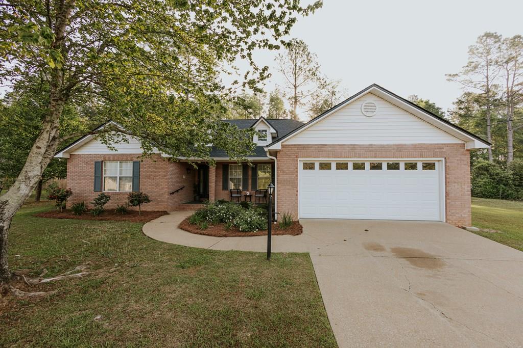 Quiet setting in the county but minutes from downtown Thomasville and shopping areas. This refreshed home offers 4 bedrooms and 2 baths on .56 acre with 1,999 sf. The home has recent updates including new luxury vinyl plank floors and fresh paint throughout. Other improvements include roof in 2019 and new kitchen appliances. The floor plan features a large, vaulted ceiling family room with fireplace and built-in bookcase, formal dining room, kitchen with large breakfast room and split bedroom plan so 3 bedrooms share a hall bath. The large master bedroom is spacious enough to accommodate a sitting area, exercise equipment or desk. The master bath has a new double sink vanity, separate shower, garden tub, and walk-in closet. The yard is beautifully landscaped and has a small storage shed in the backyard. Don't miss this opportunity and schedule your tour today!