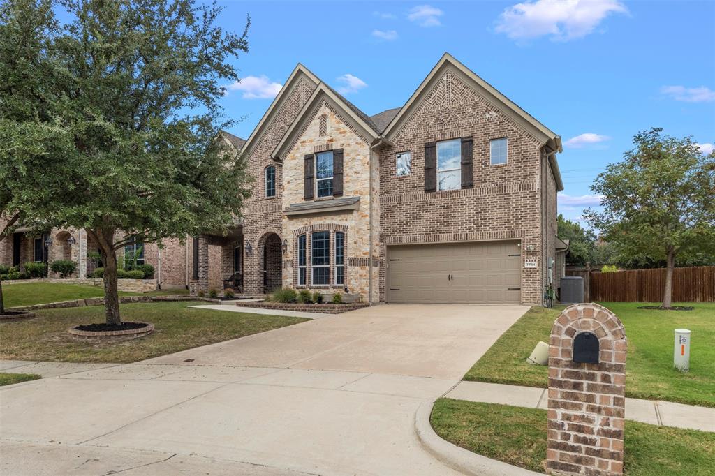 Beautifully maintained 4-bedroom, 3-bathroom home with a dedicated office and media room in the heart of Shiloh Ranch. This spacious and move-in ready property offers a bright, open layout with elegant finishes throughout. The kitchen is a true centerpiece featuring granite countertops, white cabinetry, stainless steel appliances including a new double oven, and a large island with plenty of prep space—perfect for entertaining. The home boasts all new carpet upstairs and fresh interior paint throughout, creating a clean and modern feel. The primary suite is conveniently located on the first floor, offering a spa-like ensuite and generous closet space, along with a private office ideal for working from home. Upstairs includes a large game room and a media room, perfect for family gatherings or movie nights. Step outside to your private backyard oasis complete with a covered pergola, outdoor kitchen with built-in grill, and sparkling pool with attached spa—ideal for year-round enjoyment. Located near top-rated schools, shopping, and dining. **Sellers are including the following items with sale: two refrigerators, washer & dryer, TV with mount, soundbar, and subwoofer, robotic pool vacuum, hang rails in the garage.**