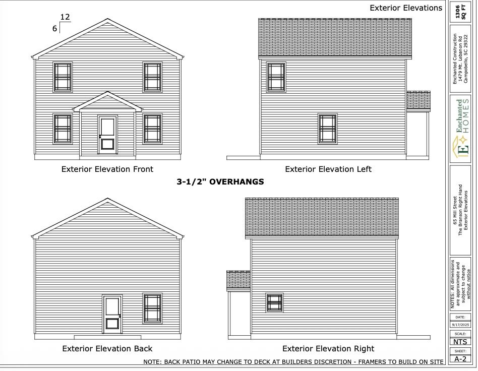 New Construction in the heart of Inman! Centrally located. Quality construction at an affordable price. USDA financing eligible. Great opportunity!