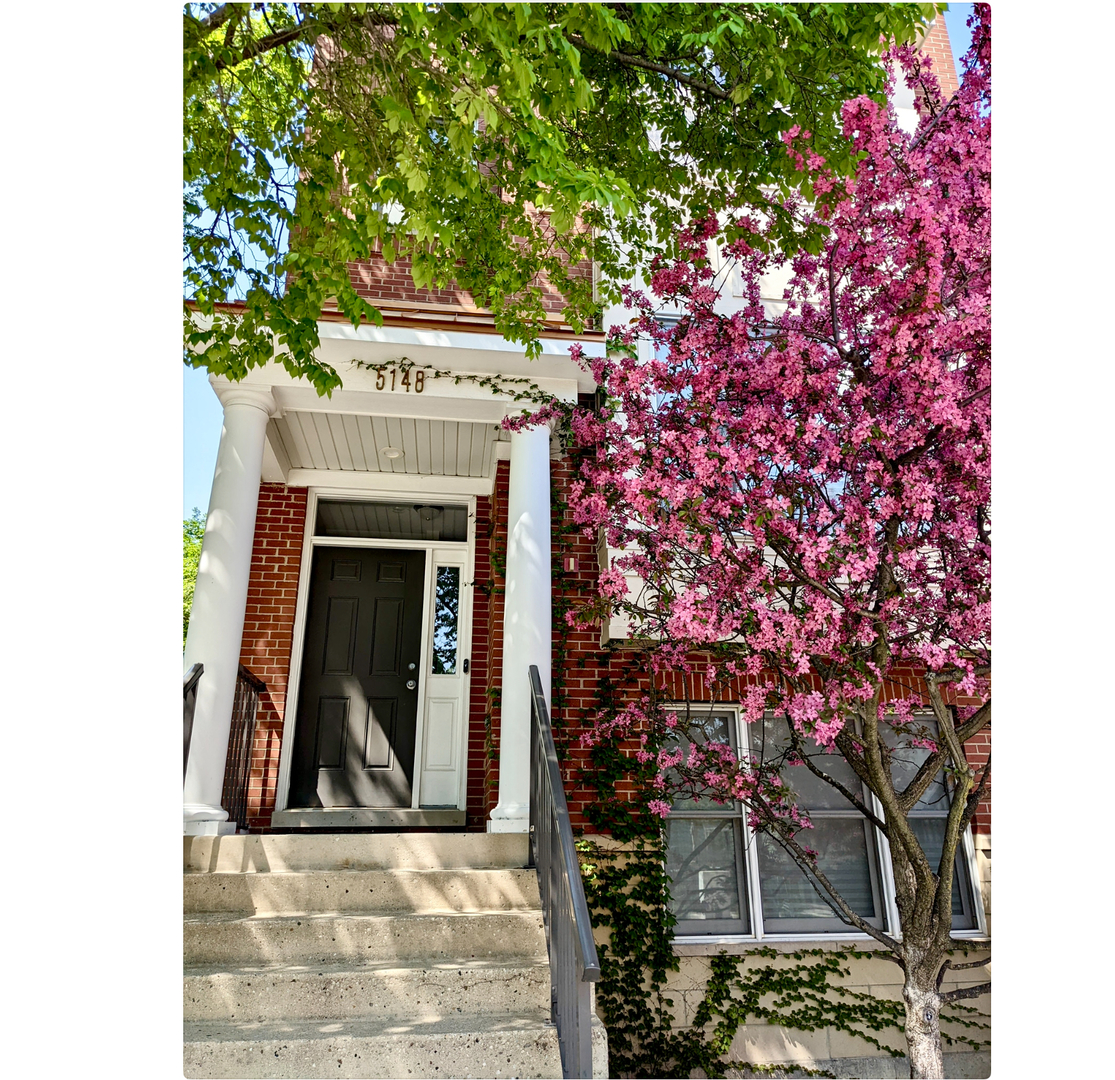 Rarely Available End-Unit Townhome in the Heart of Downtown Skokie!  Welcome to Cleveland Floral Townhomes, where charm meets modern living in this light-filled, beautifully updated end-unit-in the heart of vibrant Downtown Skokie. Lifestyle.... Loading! From the moment you walk in, you'll feel it: this isn't just a place to live-it's a lifestyle. Styled with a fresh, West Elm-inspired aesthetic, the interior is straight out of a magazine. Rich mocha-toned luxury vinyl plank flooring, a bold board-and-batten accent wall, and a cozy gas fireplace set the stage for style and comfort. Whether you're curling up with a book on a crisp fall evening or setting the scene for a movie marathon, the ambiance is just right. The open-concept main level was made for living and entertaining. A built-in media center creates the perfect backdrop for hosting-be it Friendsgiving, game night, Sunday football or your next book club gathering. The space flows seamlessly from the breakfast bar to the designated dining area, lit by a stylish multi-fixture light feature, and out to your private deck-yes, grilling is allowed! Enjoy summer nights al fresco or your morning coffee in peace. The kitchen offers gorgeous cabinets, stylish granite countertops with black fixtures. Stainless steel appliances, GE stove, microwave, LG fridge and dishwasher. Sleek and smart home equip with GE smart switches for Google Home and Apple home setups. Upstairs, enjoy tons of natural light with large skylight that sits over the staircase, accompanied by stylish light fixture. Once upstairs, you'll find two generously sized bedrooms, each with its own en-suite bath. The primary bathroom features soaking tub and separate shower. Enjoy the suites large walk-in closet, while the convenience of second-floor laundry makes everyday life just a little easier. But wait-there's more! The finished lower level checks all the boxes for that bonus space you've been dreaming about. Whether you need a home office, fitness space, 2nd family room, gaming room, guest suite, toy storage, or even a third bedroom, this flexible space has you covered. Need even more space? The basement has got you covered. If you're a Cricut crafter, podcaster, or content creator, you'll walk downstairs and say, "Wow-this is perfect." And when it comes to practicality, the attached two-car garage makes daily life a breeze-plus, you'll enjoy two additional exterior parking spaces for guests, family, or extra vehicles. Plenty of room for bikes, tools, storage, and all your everyday essentials. Need a little extra outdoor space to unwind? There's a second outdoor area perfect for reading, enjoying a cigar, or sipping a well-earned glass of wine after a long day.  Location? Absolutely unbeatable. With an 83 Walk Score and 88 Bike Score, everything you need is just steps away. You're surrounded by neighborhood favorites like: The Skokie Staple -Village Inn Pizzeria, Aw Yeah Comics, Skokie House, The Spot Hot Po, Sketchbook Brewing, Ignite Gaming Lounge, Skokie Water Playground oh and, Skokie Public Library. Commuters will love the easy access: just 15 minutes to the CTA Yellow Line, and under 0.4 miles to several bus routes including the 210 Lincoln, 97 Skokie, and 226 Oakton. Outdoor lovers, rejoice-you're near Garden Park, Lorel Park, and Pawnee Park for fresh air, sunshine, and space to play. Easy access to school! .5 Miles to Madison Elementary, .5 Miles to Thomas Edison Elementary .7 Lincoln Jr High & 1.1 to Niles West High School.  Stylish. Spacious. Functional. In a prime location with a low HOA and pet-friendly complex! This townhome truly checks every box. Welcome home.