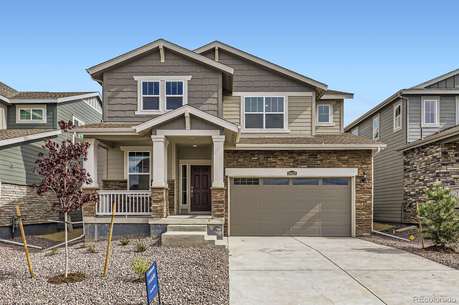 **This home eligible for 3.75% FHA / VA  OR 3.99% conventional loan rate when using builder's preferred lender - terms and conditions apply - ask for details**

Imagine yourself here! Make this move-in ready home yours today and start creating memories.


Gorgeous new Sky Ranch - this beautiful Pinnacle 2 story features 4 beds, 2.5 baths, main floor study, great room, upstairs laundry,  unfinished basement and 2 car garage. Gorgeous finishes and upgrades including a  stainless steel appliances, vinyl plank flooring, slab quartz counters/island, extended covered rear deck and more! Lennar provides the latest in energy efficiency and state of the art technology with several fabulous floorplans to choose from. Energy efficiency, and technology/connectivity seamlessly blended with luxury to make your new house a home. What some builders consider high-end upgrades, Lennar makes a standard inclusion. This community offers single family homes for every lifestyle. So much to see and do in this charming community – something for everyone. Photos and walkthrough tour are a model only and subject to change.