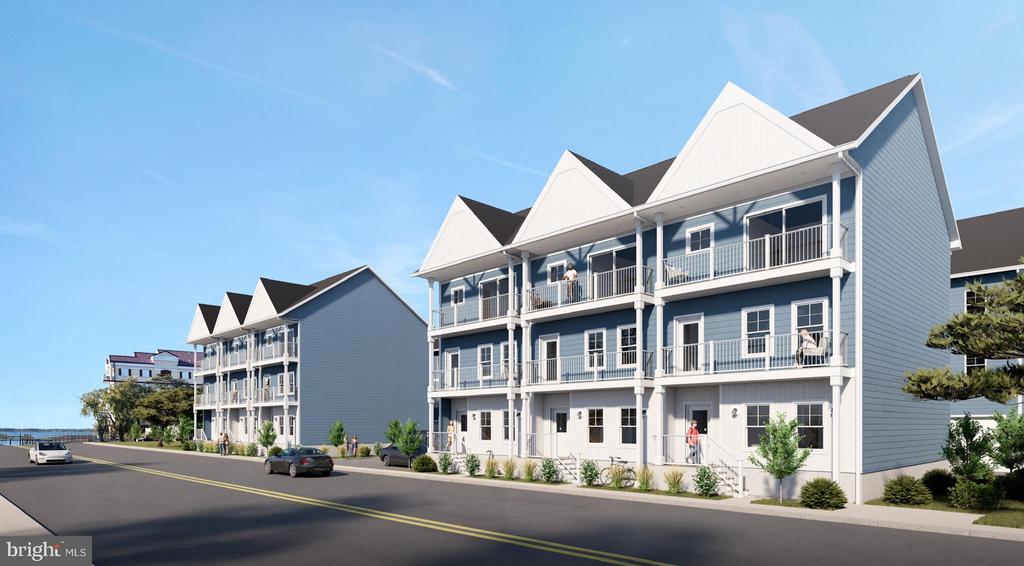 Step into Bayside 75, a brand‑new luxury townhome in the heart of Midtown Ocean City, Maryland. This exquisite four bedroom, three full bath residence invites you with an open concept living area bathed in natural light, showcasing sleek modern finishes from top to bottom.Imagine entertaining family and friends in your spacious great room, where rich hardwood‑style flooring flows seamlessly from the gourmet kitchen equipped with quartz countertops, stainless‑steel appliances, and a center island perfect for casual dining. Step outdoors onto one of two private balconies or unwind on the welcoming front porch, complete with a cozy sitting area for morning coffee or evening cocktails.Feeling tired after a day in the surf? Discover four generously sized bedrooms, including a serene primary suite with a spa‑inspired bath and dual vanities. Two additional full baths ensure comfort and convenience for all guests. Need extra storage or a hobby space? The three‑car carport offers plenty of room for vehicles, beach gear, and more.Located just moments from Ocean City’s low density beaches, you’re never far from the sun, sand, surf and when the sun sets, Midtown’s acclaimed restaurants, nightlife, and boutique shops await. Whether you’re seeking a permanent beach retreat, a seasonal escape, or a high‑yield investment property, Bayside 75 delivers effortless coastal living with room to spare.Don’t miss your chance to own this sophisticated beach getaway, schedule your private tour of our model today and experience Bayside 75 for yourself!