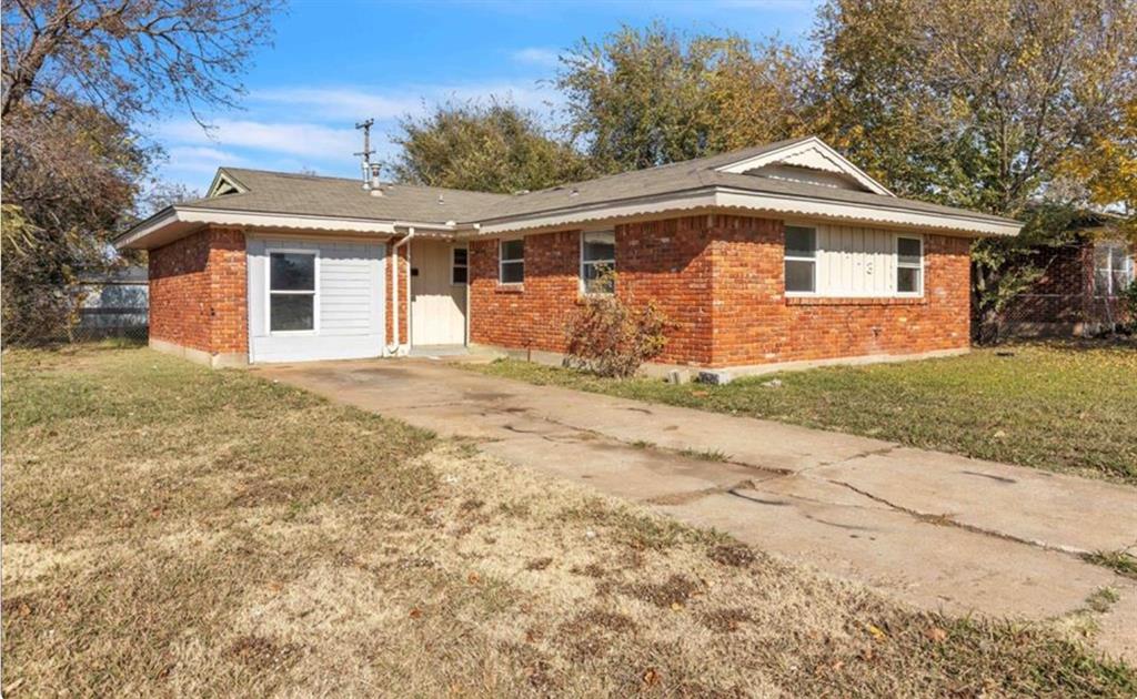 Looking for your next portfolio purchase? This rental package features two 4-bed, tenant occupied properties in a great location, just behind the new Homeland at Lincoln and 36th - and they're right next door to each other! Tenant-occupied brick ranch with converted garage. Leased under market at $995/mo, increasing to $1,100 at renewal — $13,200 annualized. 4 bed, 1.5 bath, 1,257 sf per assessor (closer to 1,500 with garage conversion), slab, central heat and air, composition roof. Owner reports no known deferred maintenance. Interior photos taken prior to the current tenancy. Lease and rent rolls available to qualified buyers on request. No interior access until an offer is negotiated — please do not disturb the tenant. This property will not be sold individually; this is a two-property rental package with sister property located next door at 717 NE 37th; $2,200/mo combined. Cash or conventional.