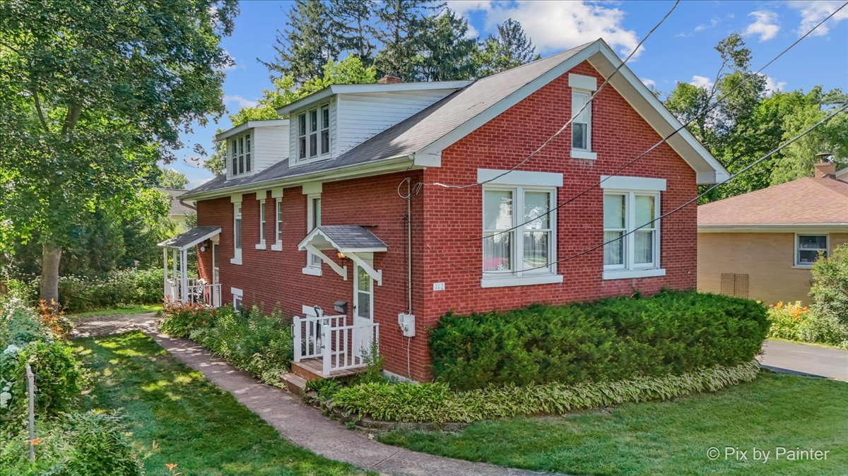 Charming 1920s All-Brick Ranch in the Heart of Fox River Grove! This well-maintained 2-bedroom home blends timeless character with everyday convenience. The bright and inviting main level features 9-foot ceilings and numerous newer Pella windows that fill the home with natural light. The finished basement offers exceptional flexibility, including a spacious bonus room ideal for a home office, exercise room, recreation space, or potential third bedroom. Additional lower-level features include a newer furnace and water heater, a half bath, workshop/hobby room, and abundant storage.    A full walkable attic provides even more storage or the opportunity to create additional finished living space. Ideally located just steps from downtown Fox River Grove, the Metra station, local restaurants, and Lions Park along the Fox River. Situated within highly sought-after District 3 schools and Cary-Grove High School. A rare opportunity to own a classic brick home in a prime in-town location.