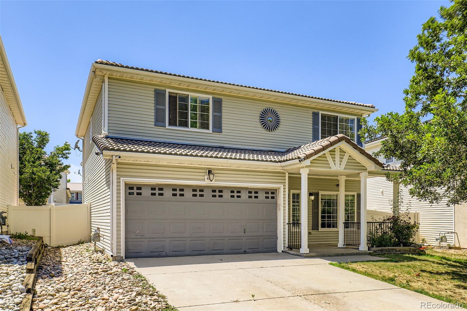 Discover the perfect blend of space, style, and location in this Green Valley Ranch Gem! This charming 3 bedroom, 3 bathroom home offers a bright, open layout with a spacious kitchen and a cozy living room. Upstairs features a private primary suite, two additional bedrooms and a spacious loft. The fenced backyard is perfect for relaxing or entertaining. Just minutes from DIA, parks, schools, shopping and more! make this house your new Home today! 
*working with short sale contact person
