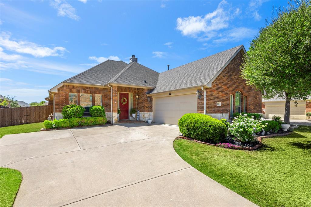 **Stunning Oasis in Keller: The Perfect Blend of Comfort and Style**Discover your dream home nestled in the heart of Keller, TX, offering an irresistible combination of modern elegance and practical living. This splendid 4-bedroom, 2-bathroom residence boasts an open floor plan with an enchanting resort-style backyard, ideal for relaxation and entertainment.As you step into this home, you're greeted by an airy living space adorned with rich wood flooring. The open layout is thoughtfully designed with split bedrooms, ensuring privacy and convenience. The living area features a cozy fireplace, creating the perfect backdrop for intimate evenings and gatherings.The gourmet kitchen is a chef's delight, featuring sleek granite countertops and a gas cook top.   Ample cabinetry provides plenty of storage, making this space both functional and aesthetically pleasing.Retreat to the serene primary suite, a true haven with its spacious layout. The primary bathroom boasts a separate soaking tub and shower, offering a spa-like experience for relaxation after a long day.Recent updates include a new heating unit, thoughtfully replaced and revented in 2021, and a new water heater added in 2019, ensuring peace of mind and efficient living.  Replaced pool pump motor and timer in 2023 and New pool cleaner in 2024.The exterior of the property doesn't disappoint, with great drive-up appeal and a welcoming front porch that sets the tone for the rest of the home. The backyard is a true private oasis, highlighted by a large covered patio perfect for lounging and dining al fresco. A step-down pool adds a touch of resort elegance.This exceptional home encapsulates the essence of comfortable luxury, ensuring a wonderful lifestyle for its new owners. Experience the best of Keller living with all the conveniences and charm this magnificent property has to offer.  Located in the highly desirable Flanigan Hill Neighborhood within Keller ISD.