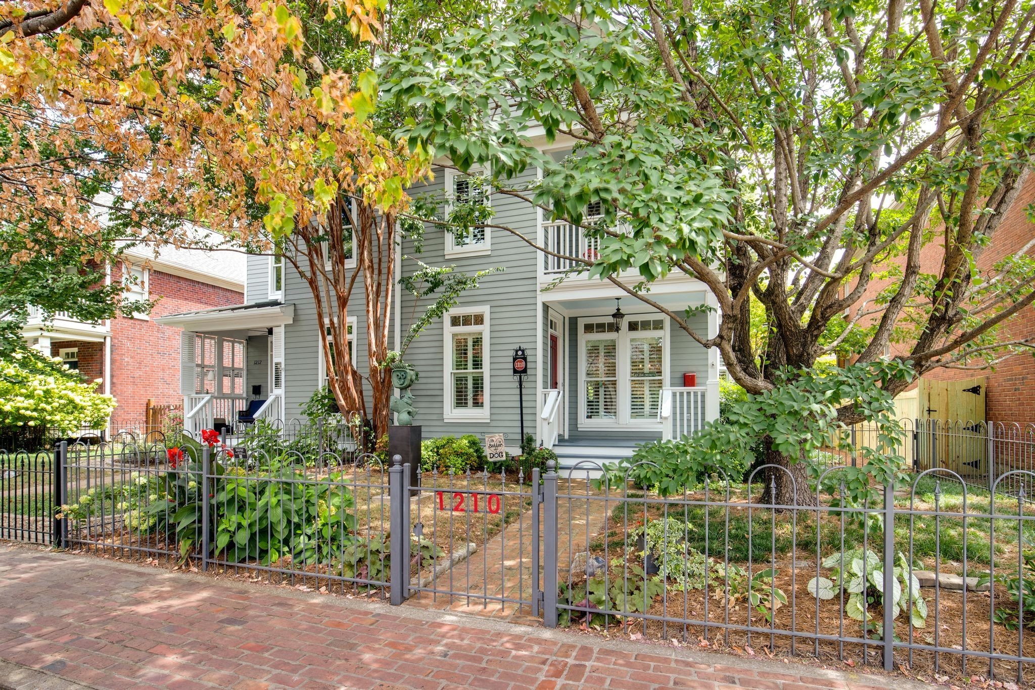 Welcome to 1210 5th Ave N, located in the heart of Historic Germantown—just steps from award-winning restaurants, coffee shops, sports/ entertainment venues, the Farmers Market, and boutique shopping— all around a mile to downtown. This beautifully maintained home blends historic charm with modern updates, including: HVAC & tankless water heater (2020) Roof (2017) Front and back yard fenced! Custom Planation Shutters- Nearly $45K in new windows (2021 & 2023) The insulated oversized garage includes a 677 SqFt finished DADU (2020)—perfect as a guest suite, office, studio, or potential rental. Pre-approved expansion plans by the Metro Historic Zoning Commission add future potential. Enjoy three porches (screened + covered balcony) and the walkability Germantown. A rare find in one of Nashville’s most desirable neighborhoods. Zoned MUN