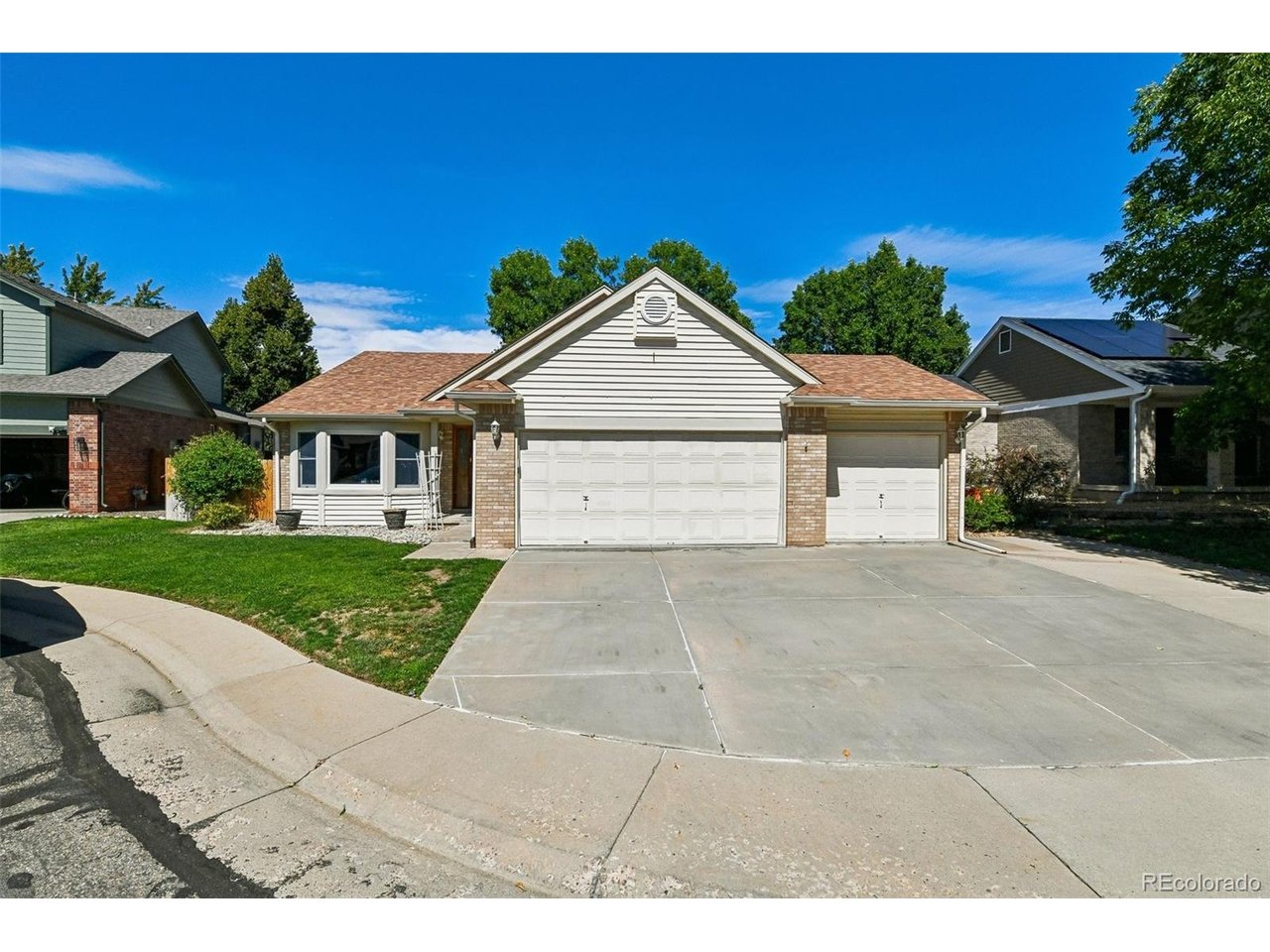 Welcome to this well-maintained home tucked away on a quiet cul-de-sac in the desirable Eastlake area. Step inside to a spacious living area featuring vaulted ceilings and a cozy fireplace, creating an open and inviting atmosphere.  The upper level offers a generous primary suite complete with a walk-in closet and private 5-piece bathroom, along with an additional secondary bedroom. The kitchen features stainless steel appliances, oak cabinetry, granite countertops, and plenty of space for everyday living.  The finished basement provides even more room to spread out with a large living area, two additional bedrooms, and a full bathroom perfect for guests, a home office, or additional living space.  Additional highlights include a brand-new HVAC system, a spacious sunroom, and an oversized 3-car garage offering plenty of parking and storage. A well-cared-for home with generous living space in a great Eastlake location!  **Up to $14,000 Lender Incentive If Using Our Preferred Lender**