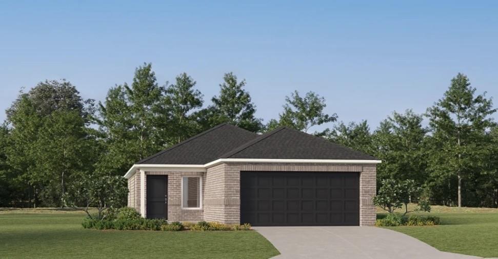 This single-level home showcases a spacious open floorplan shared between the kitchen, dining area and family room for easy entertaining, along with access to an outdoor space. An owner’s suite enjoys a private location in a rear corner of the home, complemented by an en-suite bathroom and walk-in closet. There are two secondary bedrooms at the front of the home, ideal for household members and overnight guests. Prices, dimensions and features may vary and are subject to change. Photos are for illustrative purposes only. Everything's Included: Washer/Dryer, Refrigerator, Garage Door Opener; Closing Cost assistance available. Home is currently under construction with anticipated completion in October.