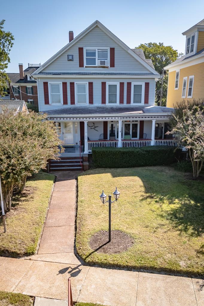 Located in the historic small town of Cape Charles on Bay Ave which fronts a public beach & fishing pier; on the end of Bay Ave which places you close to shops, stores & restaurants. Also nearby are public boat ramps, a town park with a walking track and many other amenities available. The eastern shore is one of the last undeveloped places on the east coast with beautiful country, farm land, loads of wildlife, with little traffic and not overcrowded offering a sense of peace and serenity. The home is situated to enjoy beautiful sunsets and a good location for seasonal rentals. The eastern shore offers so many out door adventures: Oyster VA is a few miles to seaside with public boat ramps leading you out to the barrier islands; Kiptopeake State Park and The Wildlife Refuge to name a few.