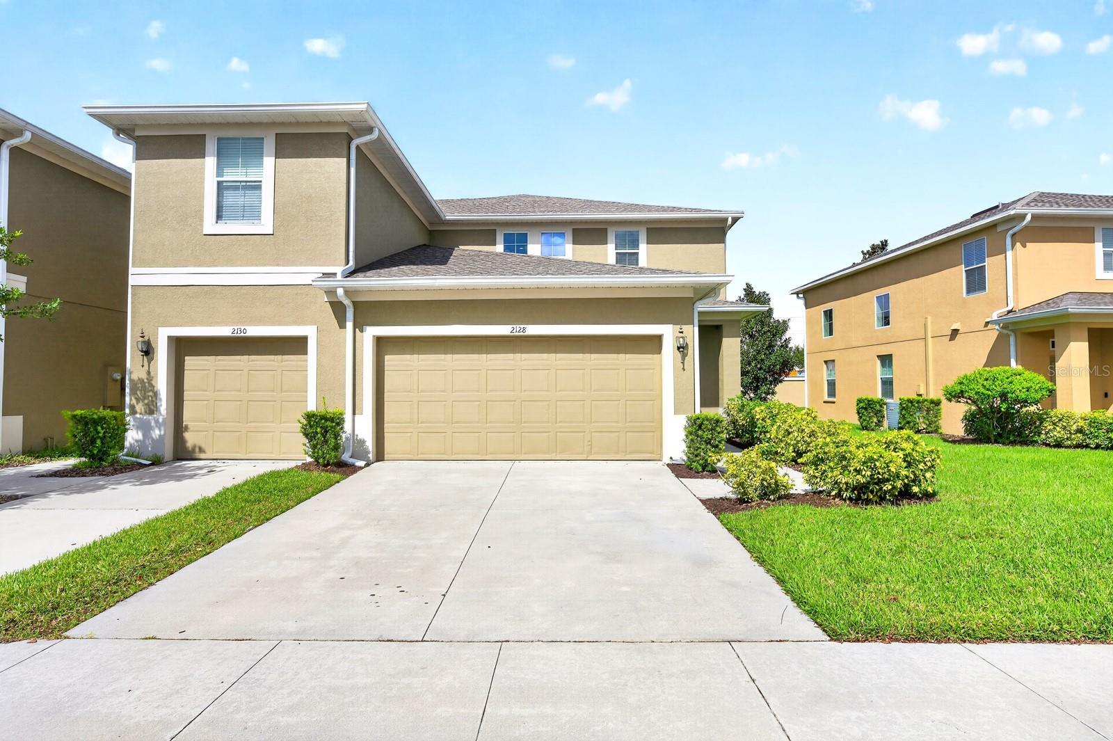 Virtually Staged. Welcome to this beautifully appointed END-UNIT TOWNHOME in Broadway Centre in Brandon! Built in 2018 and offering over 1,800 SQUARE FEET, home combines an inviting floor plan, upgraded finishes and an AMAZING LOCATION with access to major roadways, shopping, dining and entertainment. Attractive landscaping and a welcoming exterior create wonderful curb appeal, while the TWO-CAR GARAGE adds everyday convenience. You'll appreciate the SOARING CEILING, abundant natural light and graceful architectural details throughout. Elegant ARCHED DOORWAYS lead to the Kitchen and the OPEN CONCEPT LIVING and DINING AREA. Sliding glass doors extend to the back patio overlooking a peaceful GREEN SPACE. This modern Kitchen features 42-INCH CABINETRY, GRANITE COUNTERTOPS, STAINLESS STEEL APPLIANCES, and a BREAKFAST BAR. The SPACIOUS Primary Suite is also conveniently located on the main floor, offering a comfortable retreat. You'll appreciate the DUAL CLOSETS, including a WALK-IN CLOSET within the en suite Bath. The private Bath showcases dual sinks, a STEP-IN FRAMELESS SHOWER and a linen closet for additional storage. A DEDICATED LAUNDRY ROOM on the first floor includes a convenient FOLDING COUNTER, cabinetry clothing sorting station, to keep everything organized. Upstairs, a VERSATILE LOFT provides additional living space that can easily accommodate a home office, reading area, media space or playroom. Two additional Bedrooms bring comfortable accommodations for family and guests, with one featuring its own WALK-IN CLOSET. The upstairs full Bath continues the home's stylish finishes, with upgraded QUARTZ COUNTERTOPS to complement the cohesive, polished look throughout. Enjoy the convenience of community living where amenities include a COMMUNITY POOL located just a short distance from the home. The HOA also takes care of the GROUNDS, BUILDING EXTERIOR and POOL MAINTENANCE along with pest control, trash and water, to simplify everyday homeownership. With QUICK ACCESS TO THE LEE ROY SELMON EXPRESSWAY, I-4 AND I-75, commuting throughout the Tampa Bay area is convenient. Nearby BRANDON EXCHANGE, offers an abundance of shopping, restaurants and entertainment, while ALL PERSONS ROTARY PARK features an inclusive playground and splash pad for outdoor fun. For a little fresh air and exercise, the BRANDON PARKWAY TRAIL offers a paved path for walking and biking. Come see for yourself all that this GEM has to boast!