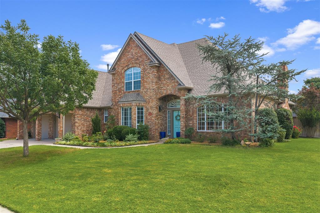 Welcome to this beautifully maintained 4-bedroom, 4-bath home in Norman’s desirable Shadowridge addition. This beautiful home sits on a spacious corner lot, this home blends timeless elegance with thoughtful modern updates. The heart of the home is the recently renovated kitchen, completed in 2025, featuring Frigidaire Gallery appliances including an induction cooktop, built-in oven, microwave, wine beverage cooler, and a new garbage disposal. The functional layout offers multiple living spaces, abundant natural light, and a warm, inviting atmosphere perfect for both everyday living and entertaining. The living room features a fireplace with ventless gas logs installed in 2022, creating a cozy gathering space year-round. Step outside to enjoy the private backyard complete with a pergola added in 2023, providing the perfect setting for outdoor dining and relaxation. Major improvements include a roof installed in 2021, new gutters in 2022, upper-level HVAC replaced in 2015, and numerous other carefully documented updates throughout ownership. A 2-car garage, hot tub, shed, and mature landscaping further enhance this exceptional property.Conveniently located near shopping, dining, parks, and top-rated Norman schools, this move-in-ready home offers the perfect combination of comfort, quality, and location.