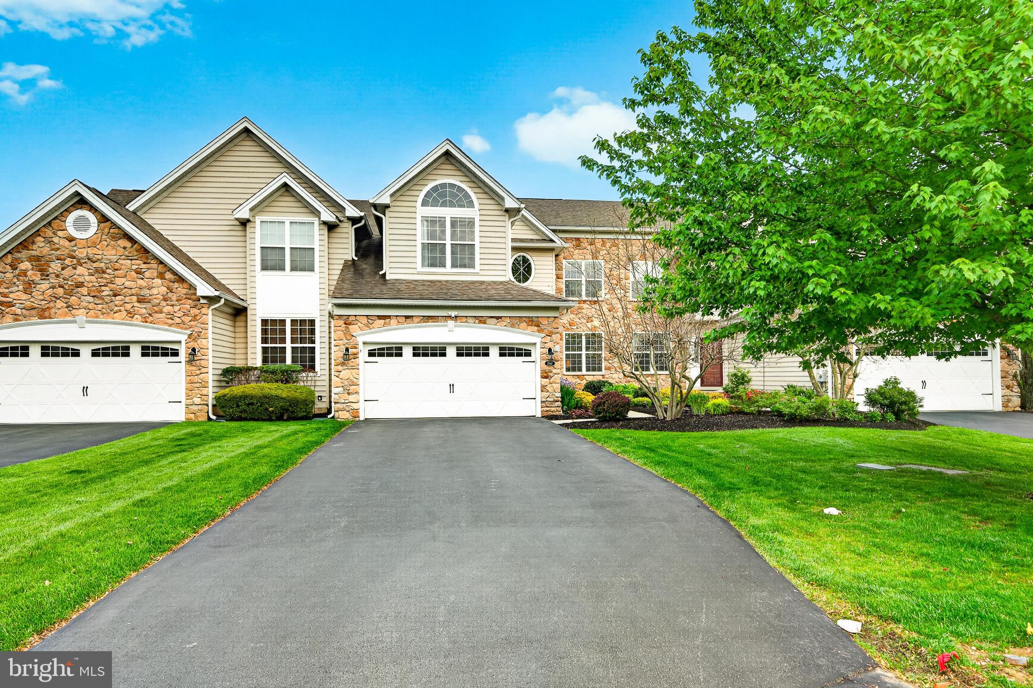 Welcome to 2847 Tansey Ln, an exceptional luxury townhome located in the highly sought-after Byers Station community in Chester Springs! This stunning and meticulously maintained carrage home offers the perfect combination of elegance, comfort, and modern upgrades throughout. Featuring over 3,600 square feet of living space, this spacious home boasts 3 generously sized bedrooms, 3.5 bathrooms, and an open-concept layout designed for both everyday living and entertaining. Step inside to a bright two-story foyer highlighted by beautiful hardwood floors, custom finishes, and abundant natural light. The redesigned and upgraded kitchen is a true centerpiece, featuring an oversized island, premium cabinetry, ample counter space, and seamless flow into the dining and living areas. The luxurious primary suite serves as a private retreat with expansive closet space. The fully finished basement is an entertainer’s dream, offering a custom bar area, home theater setup, full bathroom, and additional storage space. A spacious two-car garage with custom flooring and cabinetry adds even more functionality and convenience. Located in the award-winning Downingtown Area School District and close to major routes, shopping, dining, and parks, residents also enjoy resort-style Byers Station amenities including pools, fitness centers, tennis courts, basketball courts, walking trails, and clubhouse access. Please schedule your visit today.