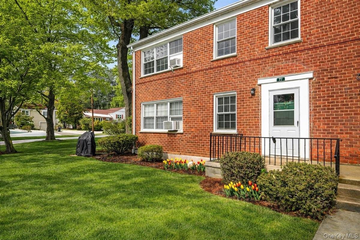 THIS IS YOUR NEXT CHAPTER. Step into effortless living in this rare CORNER UNIT, GROUND-FLOOR, 3-bedroom, 2-full bath co-op in Hartsdale’s most desirable garden-style co-op communities! PRIVATE PARKING, PRIVATE ENTRANCE, IN-HOUSE WASHER AND DRYER, PRIVATE IN-GROUND POOL, PRIVATE PLAYGROUND, COURTYARD BBQ AREA, AND PRIVATE WELL-MAINTAINED GROUNDS. Welcome to the prestigious and picturesque REX RIDGE. YOUR NEW HOME WILL HAVE IT ALL -  AND MAINTENANCE INCLUDES PROPERTY TAXES!Step inside to beautiful wood floors, an expansive living room with separate dining space, and bright kitchen. The primary bedroom includes an en-suite full bathroom, while two additional bedrooms offer ample closet space and versatility for guests, additional living needs, or work-from-home accommodations. With a tremendous amount of closets throughout, there is no scarcity with storage space. The updated kitchen is both functional and stylish, showcasing crisp white cabinetry, sleek quartz countertops, and extreme comfort with wide counter space —perfect for all cooking and entertaining needs. Separate dining area offers window seat dining and seating for 6 or more guests. BONUS FEATURE, your own in-unit washer and dryer. Step outside and enjoy gorgeous courtyard space for al-fresco dining, ideal for summer BBQs, morning coffee, or unwinding in the fresh air. At Rex Ridge, enjoy the low-maintenance lifestyle of co-op living with exceptional amenities - you’ll never need to mow the lawn, rake leaves, shovel snow, skim the pool or worry about seasonal upkeep. Additional features include on-site storage units (waitlist), bike storage, and a live-in superintendent. 1  Indoor cat is welcomed (no dogs). Subletting permitted after 3 years, providing flexibility for the future. Located between the charm of Hartsdale Village and the energy of White Plains, you’re minutes from vibrant restaurants, cafés, shopping, parks, golf courses, and the scenic Bronx River trails. The Metro North Hartsdale Station is just a short drive away, putting you in NYC in just 35 minutes. A MUST SEE—schedule your private tour today!
