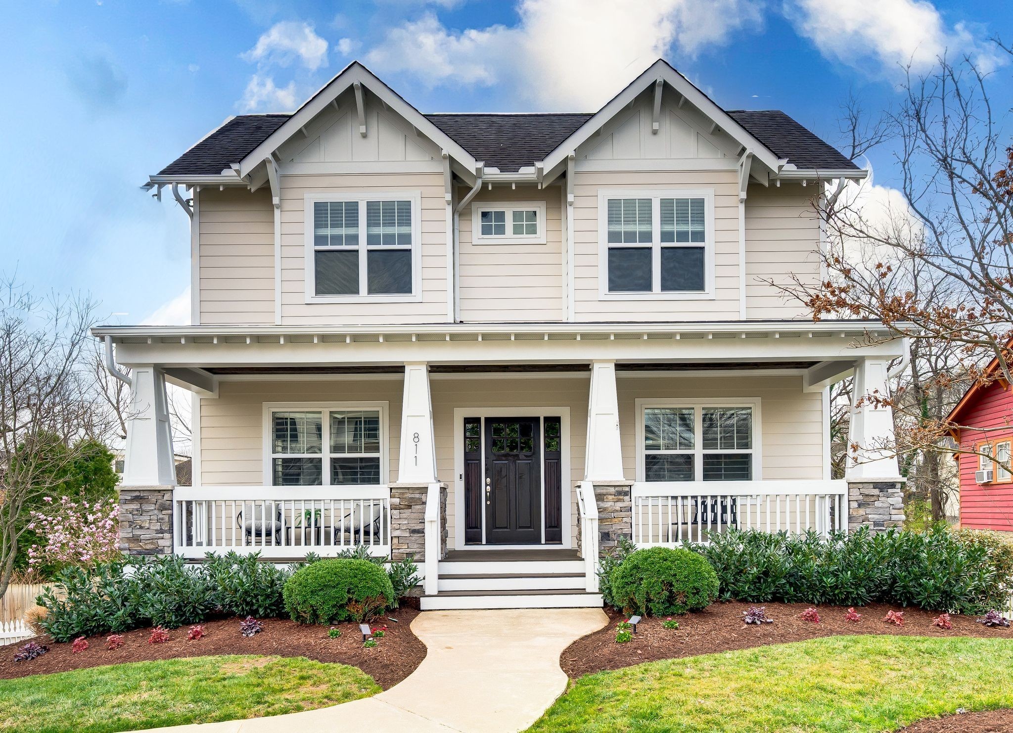 3.25% interest rate can be yours through seller financing! Ask how! Come experience the best of 12 South, with unbeatable proximity to Sevier Park and all the incredible shops and restaurants the vibrant neighborhood has to offer. This stunning home has it all! Designed for both relaxation and entertainment, the chef’s kitchen is the heart of the home, featuring a large island with seating and a cozy breakfast nook overlooking the backyard. Two spacious living rooms off the kitchen, both with a fireplace, ensure that entertaining or everyday living never feels cramped. With five or six bedrooms, double bonus rooms, and a guest suite with a full kitchen perfect for in-laws or an au pair, there’s plenty of room for everyone. Step outside to your private oasis, featuring a gorgeous gunite heated pool (+ retractable cover) with a travertine pool deck and a fully turfed backyard. Between the retractable cover & the turfed backyard, enjoy maintenance free living at its finest! The expansive backyard offers plenty of space to play, garden, or simply relax in your own outdoor retreat. This home is truly an entertainer’s dream and a sanctuary for family living, all in one of Nashville’s most sought-after neighborhoods. Fresh paint inside & out + brand new carpet. Don’t miss your chance to call this incredible property home!