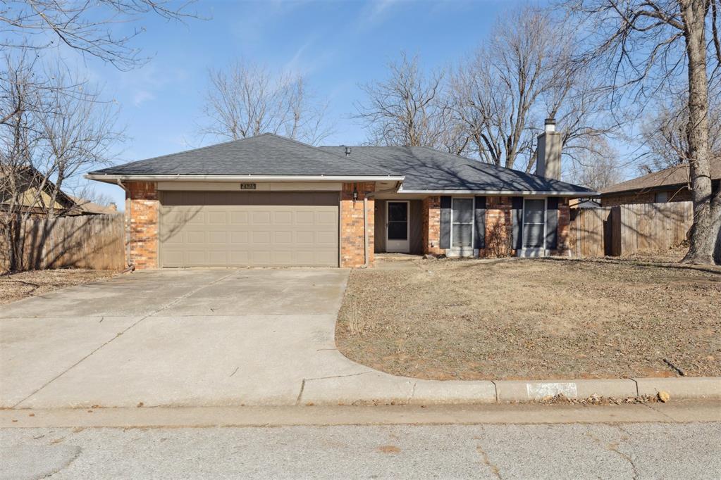 Welcome to 2325 Cypress Ct. in Edmond, OK! This well-maintained 3-bedroom, 2-bath home is tucked away on a quiet cul-de-sac in an established neighborhood. The home offers a functional layout with a spacious living area, comfortable bedrooms, and ample natural light throughout. The kitchen provides plenty of cabinet space and flows nicely into the dining area, making it ideal for everyday living. The primary bedroom includes a private bathroom and generous closet space. Enjoy a backyard perfect for relaxing or entertaining, along with a two-car garage for added convenience. Located near schools, shopping, dining, and easy highway access, this home offers both comfort and convenience. Every All County Heartland Property Management residents are enrolled in the Resident Benefits Package (RBP) for an additional monthly fee which includes liability insurance, HVAC air filter delivery, on-demand pest control, and much more! More details upon application.