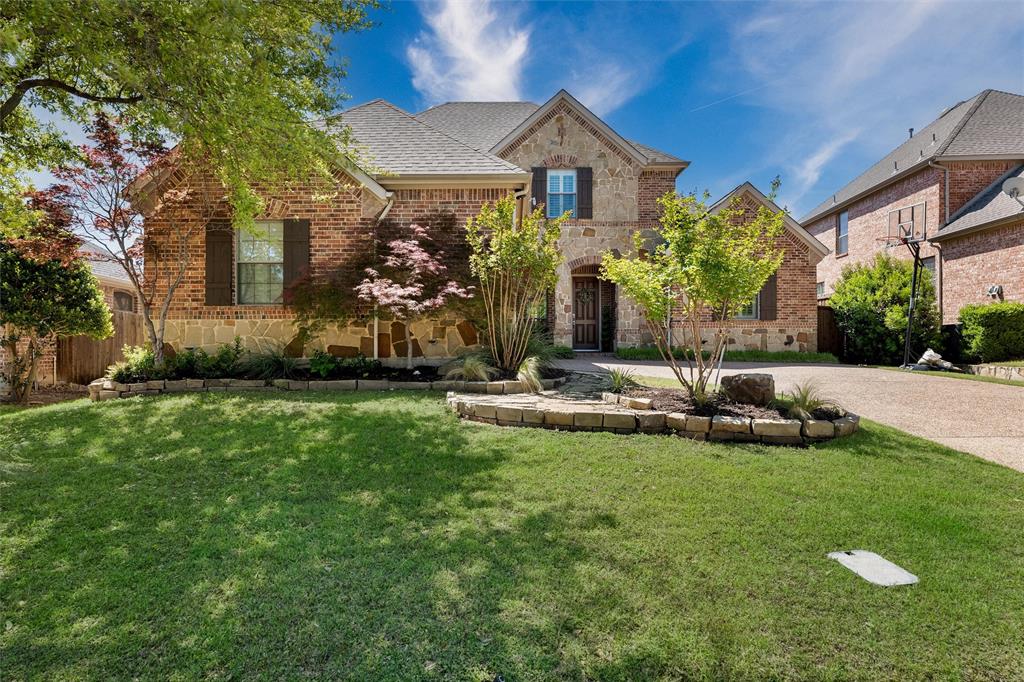 Located in the highly sought-after Ridgecrest subdivision in McKinney, TX, this exceptional Highland Home offers the perfect blend of space, functionality, and lifestyle. Featuring 5 bedrooms and a thoughtfully designed layout, this home is ideal for a variety of living needs.Step inside to discover real hardwood floors, neutral paint, plantation shutters, and many other upgrades. The light-filled interior with an open-concept kitchen equipped with stainless steel appliances, granite countertops, decorative lighting, and a bright, neutral color palette. The main level includes two bedrooms—perfect for guests or multi-generational living—along with a private home office featuring French doors, ideal for remote work or study. Upstairs, you’ll find three additional bedrooms, including one with an ensuite bath, plus a spacious game room or loft designed for entertainment and relaxation.Enjoy your own backyard retreat with a custom pergola, creating the ultimate outdoor oasis for year-round enjoyment. Situated close to the zoned elementary school and nearby dining, and surrounded by the master planned community of Stonebridge Ranch with access to top-tier amenities, this home truly has it all. The neighborhood amenities include a community pool, playground, and a dog park.