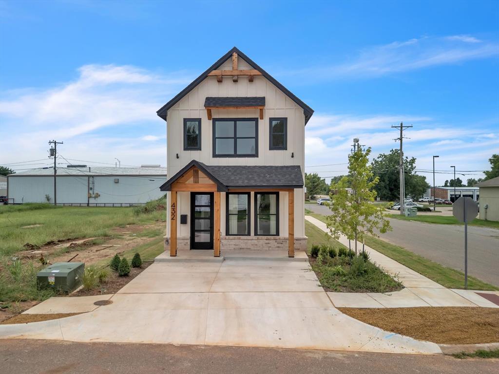 Welcome to 432 W 2nd Street, a stunning new build by Cosmopolitan Construction, where modern design meets innovative living. Perfectly positioned within walking distance to the heart of Downtown Edmond, this home places you just steps away from local coffee shops, restaurants, boutiques, and many of the city’s most beloved attractions.

Inside, discover the next level of luxury with Cosmopolitan’s signature Tech-Smart Home Features designed to simplify and elevate your everyday life: Whole-Home Automation, Ambient Lighting, High-Speed Internet Cabling, Complete WiFi Coverage, & Built-In Speakers & Home Security

This home is built to last with it's efficiency features, and peace of mind: Improved Air Quality, Water Damage & Pipe-Freezing Prevention Systems, Energy Efficiency for Lower Utility Bills, & Higher Quality Materials for Long-Term Value.

This home isn’t just a place to live—it’s a lifestyle investment. With cutting-edge technology, thoughtful design, and a prime location near everything downtown Edmond has to offer, 432 W 2nd Street is the perfect combination of convenience, innovation, and luxury.

The home is just 3 miles away from the University of Central Oklahoma.
