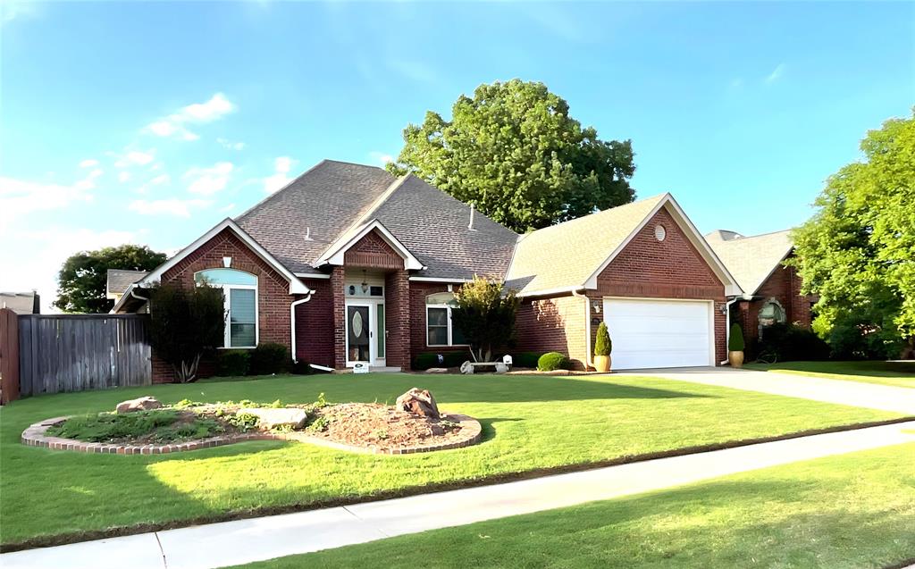 This beautiful Brookhaven home is located in the Truman Elem. District. 3 car tandem garage, alarm, sprinkler sys, 3 bed, 3 bath, office, 1 living, 2 dining, above ground storm shelter, wood fence, excellent condition. You'll love this neighborhood!