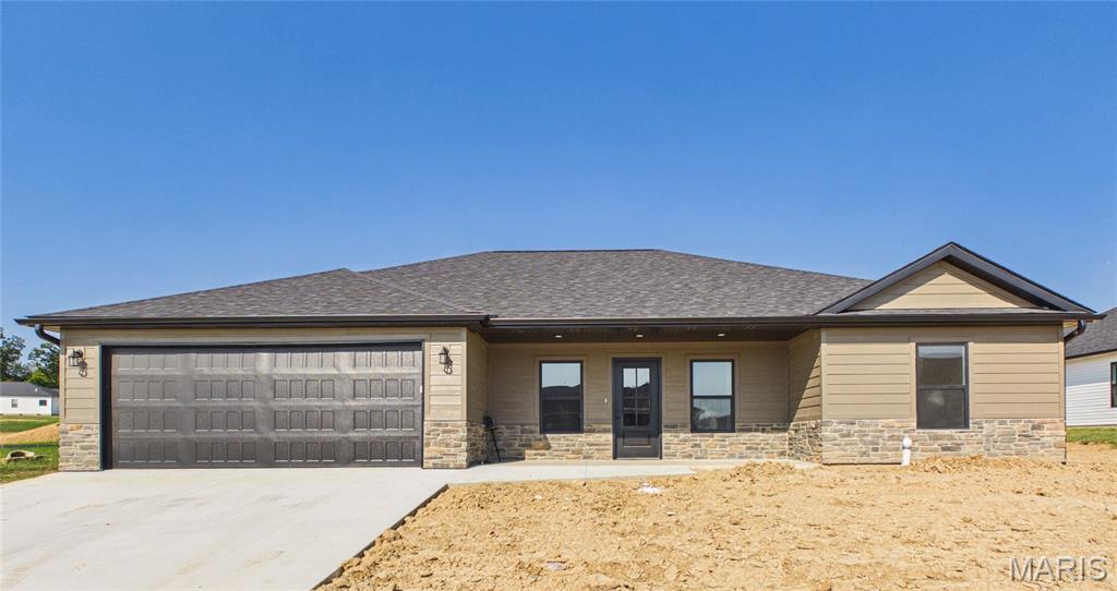 New construction in the popular Baldwin Farms subdivision. A beautiful 3-bedroom, 2-bath home with 1,690 sq. ft. on a spacious .37-acre lot within the Jackson School District. The home's interior is thoughtful and has a modern floorpan with elevated finishes that include quartz countertops, upgraded cabinetry, 7.5-inch LVP flooring, tile bathroom floors, Samsung appliances, under-cabinet lighting, large kitchen island, and a kitchen lover’s dream, a walk-in pantry. The huge laundry room is a top feature and adds valuable storage, while the primary suite includes a generous walk-in closet and custom tiled shower.Stylish, functional, and thoughtfully finished, this home is a standout at its price in Baldwin Farms. (Yard to be seeded and strawed with the next week.)