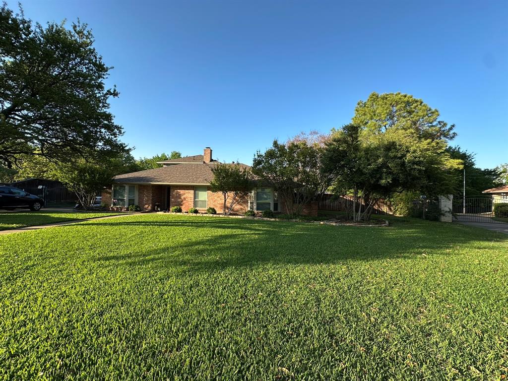 Lovely family home on HALF ACRE in Colleyville!  This well maintained home has 4 bedrooms and 4 full bathrooms and is located in the highly acclaimed HEB ISD, but owner can easily apply to go to GCISD if desired.  As you walk in the front door you have an office on your right and formal dining room on your left.  The kitchen is well equipped with an electric cooktop and oven, built-in microwave, separate area for coffee bar, and canned lighting.  There is gas running to the property so you can easily change to gas appliances if desired.  The living room is spacious with vaulted ceilings and a fireplace with hearth.  One bedroom is split from the other bedrooms and is near the kitchen with it's own bathroom directly across.  On the opposite side of the home, you will find 3 bedrooms and 2 full bathrooms.  Both of these bathrooms have been completely custom remodeled with high end finishes.  The master retreat is like a spa with a separate jacuzzi tub and his-hers split closets.  Upstairs you will find a huge gameroom-family room with a kitchenette, huge walk-in closet, and full bathroom.  This space would make a great mother-in-law suite or earn some extra income renting this out as a studio apartment.  In the backyard, you will find an expansive deck with outdoor living as well as a large pool and raised spa.  So many updates to this home including new covered patio with entertainment area, new carpet in bedrooms, new flooring in master, 2023 new 18-SEER HVAC units both up and downstairs, new wood perimeter fencing, all windows have been replaced with double hung-double paned high efficiency windows, blown insulation, radiant barrier, completely remodeled upstairs, new pool cleaner, new pool equipment in 2021 with new coping and tile, replaced wood deck with 100 year composite decking, french drain system, and much more.  This home has it all!