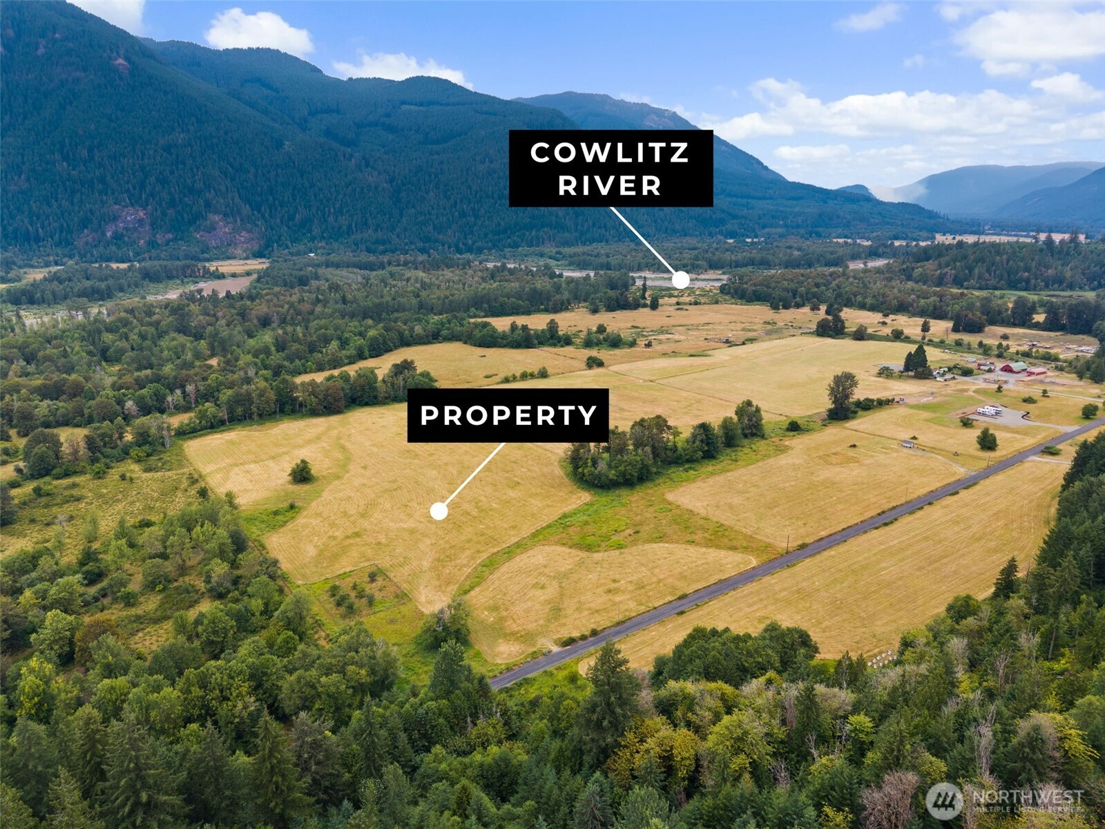 Discover an exceptional opportunity to own 20 acres of highly sought-after Cline Road "elk viewing" property in beautiful Packwood/Randle area. This picturesque retreat offers the perfect blend of privacy, recreation, and future potential. With an existing well, septic system, and power in the street, much of the groundwork has been completed for your dream home or mountain retreat. Renowned for its abundant wildlife, the area is a favorite destination for outdoor enthusiasts, with frequent elk sightings right from the property and convenient access to nearby public lands offering exceptional hunting opportunities. The property also features a mature orchard that is a favorite with the local wildlife. Whether you're scouting for the season, pursuing elk and deer in the surrounding forests, or simply enjoying the incredible wildlife that calls this area home, this property is an ideal basecamp for every adventure. Located near the Cowlitz River and surrounded by breathtaking territorial views, you'll enjoy the best of the Pacific Northwest with fishing, hiking, hunting, skiing, and year-round recreation just minutes away. This is a rare opportunity to own a truly special piece of Packwood's outdoor paradise.